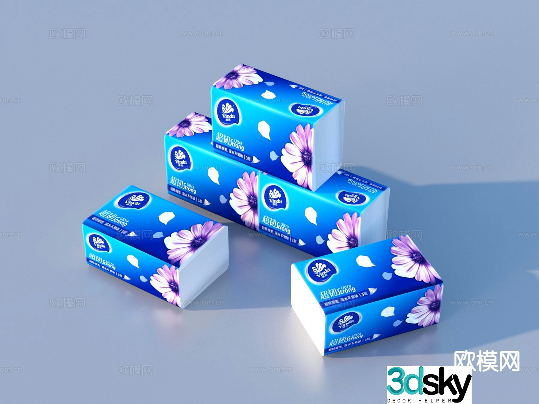 paper towel toilet paper napkin paper 3d model