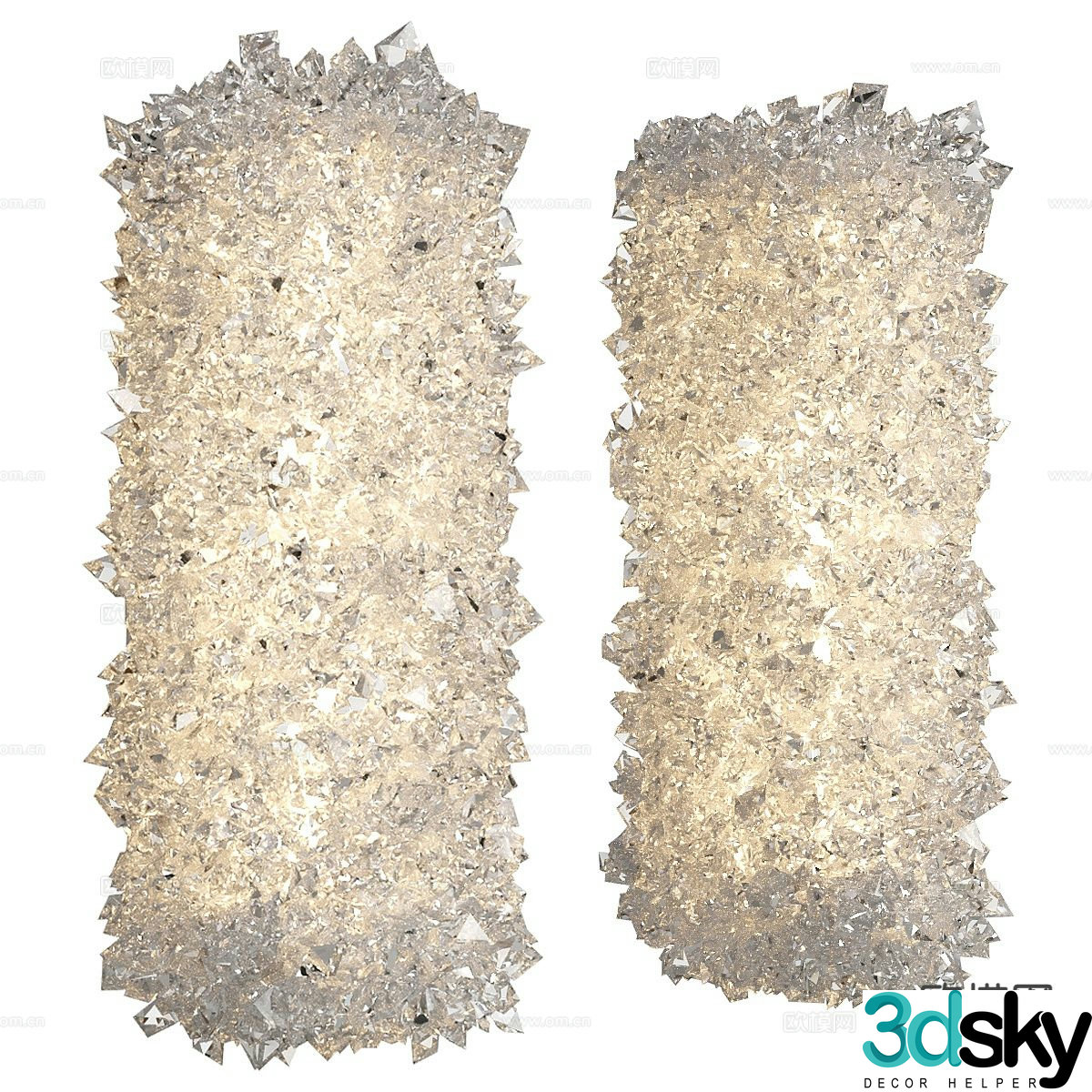 Light luxury wall lamp 3D model