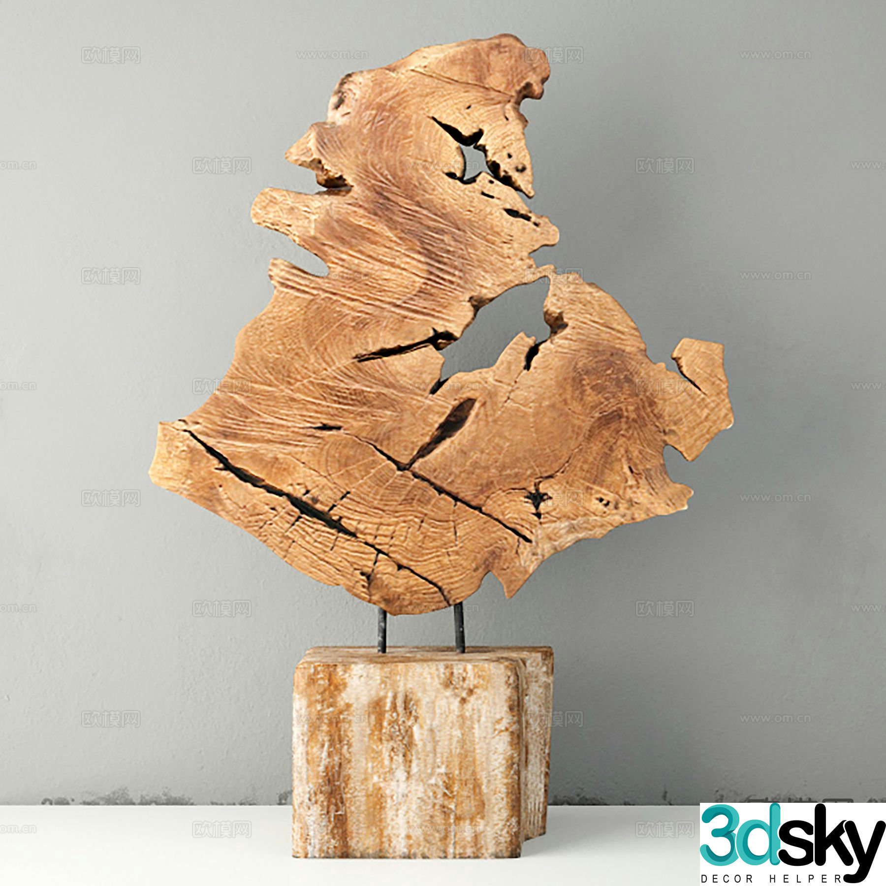 Modern decorations tableware crafts 3d model