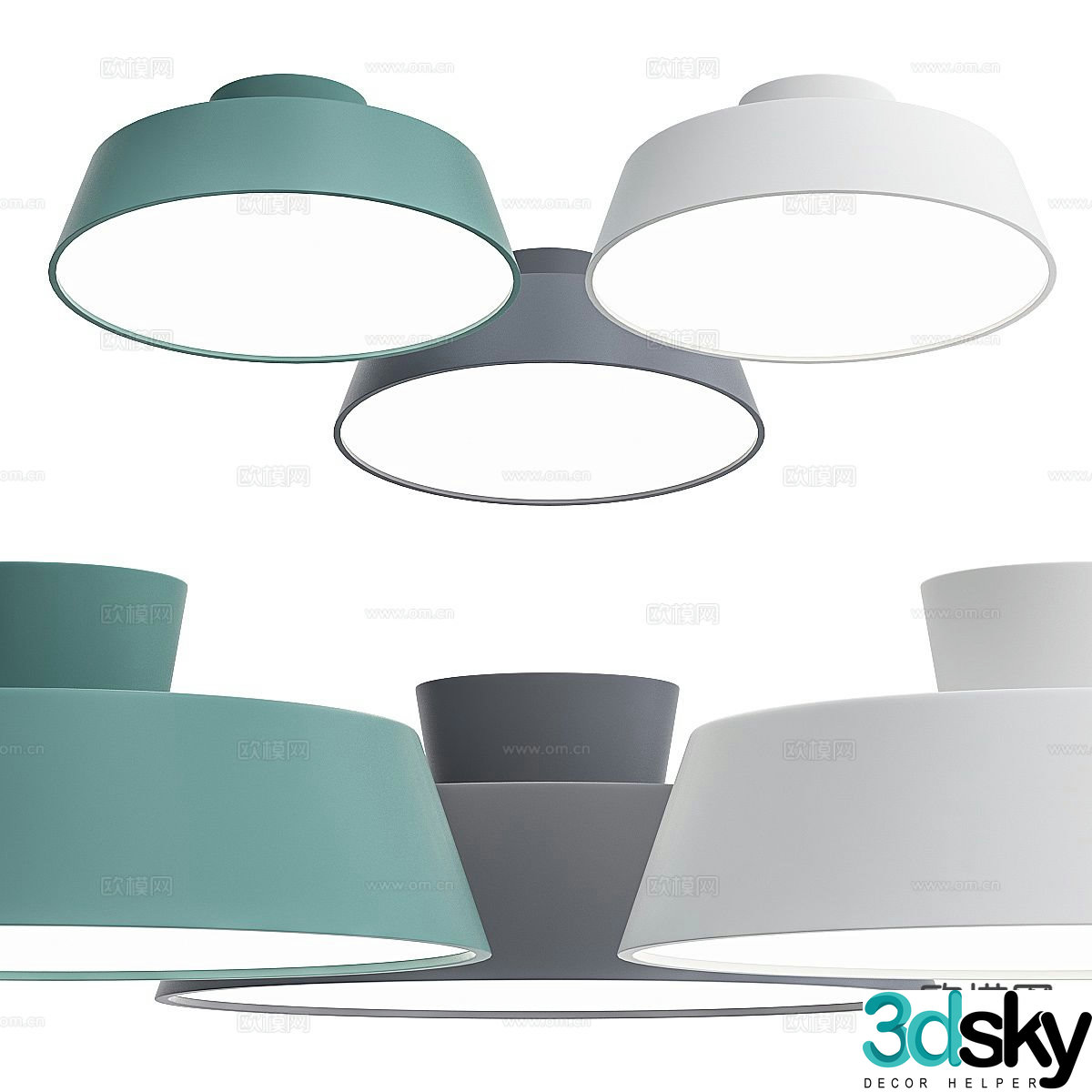 Simple ceiling lamp living room lamp bedroom lamp 3d model