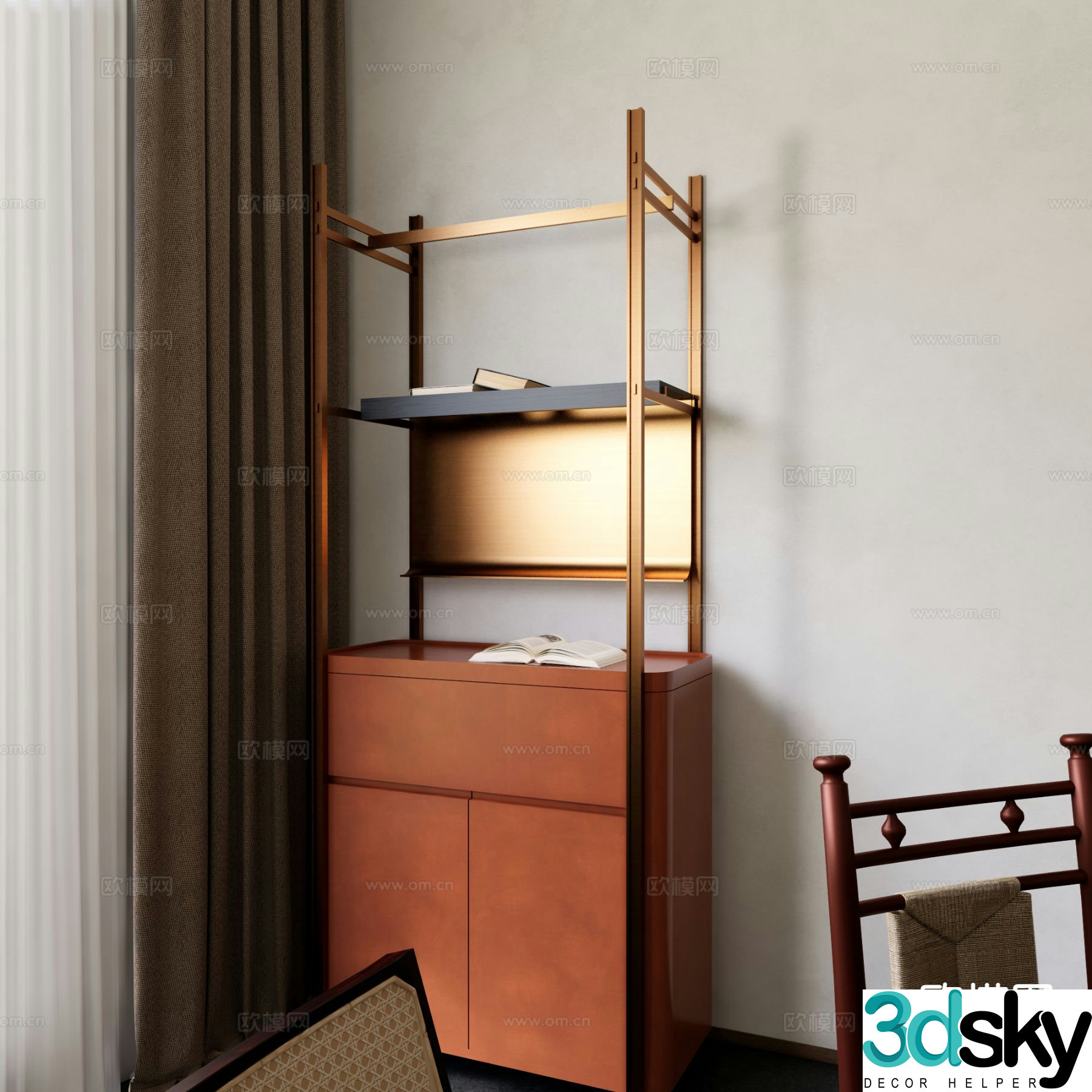 Modern sideboard 3d model