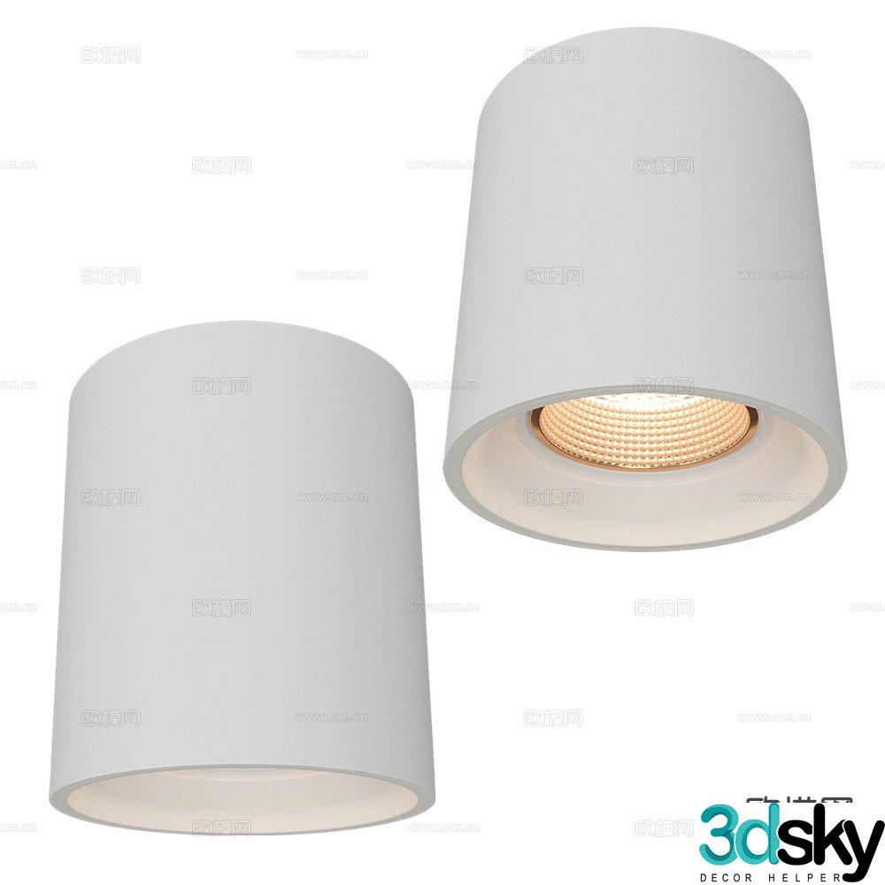 DENKIRS surface mounted downlight spotlight 3d model