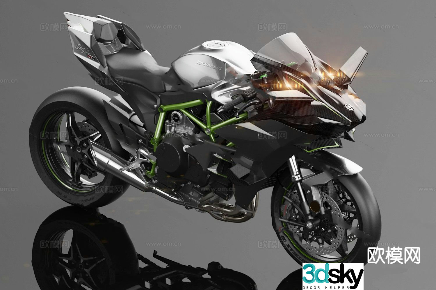 motorcycle 3d model