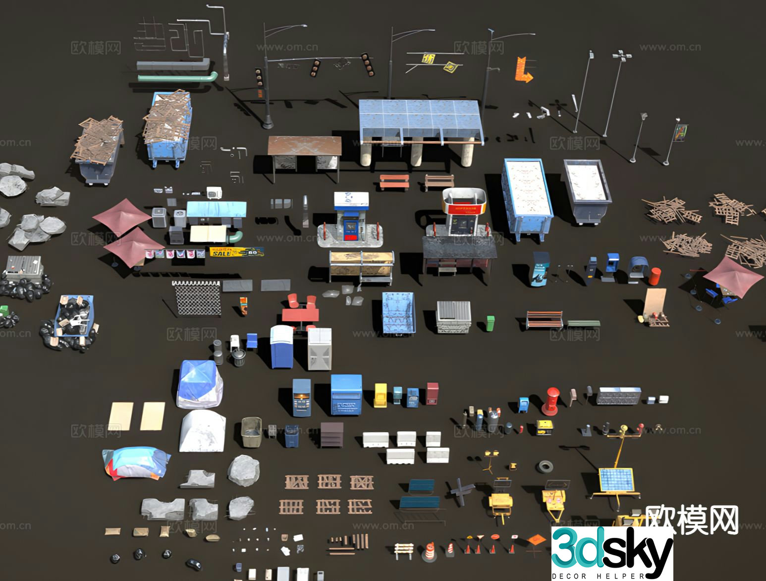 Industrial equipment machinery equipment 3d model