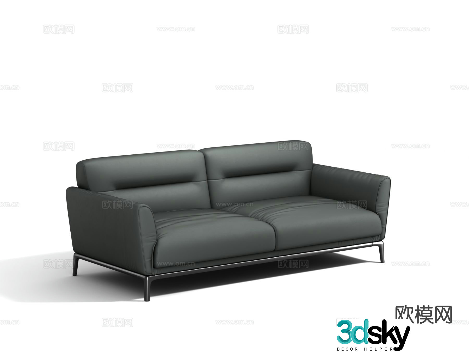 Modern love sofa 3d model