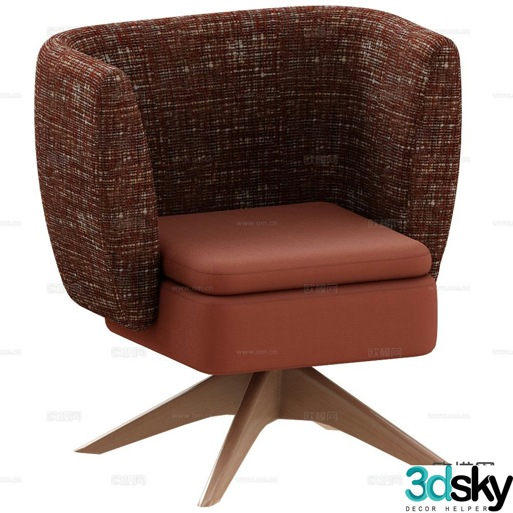 Innova modern lounge chair 3d model