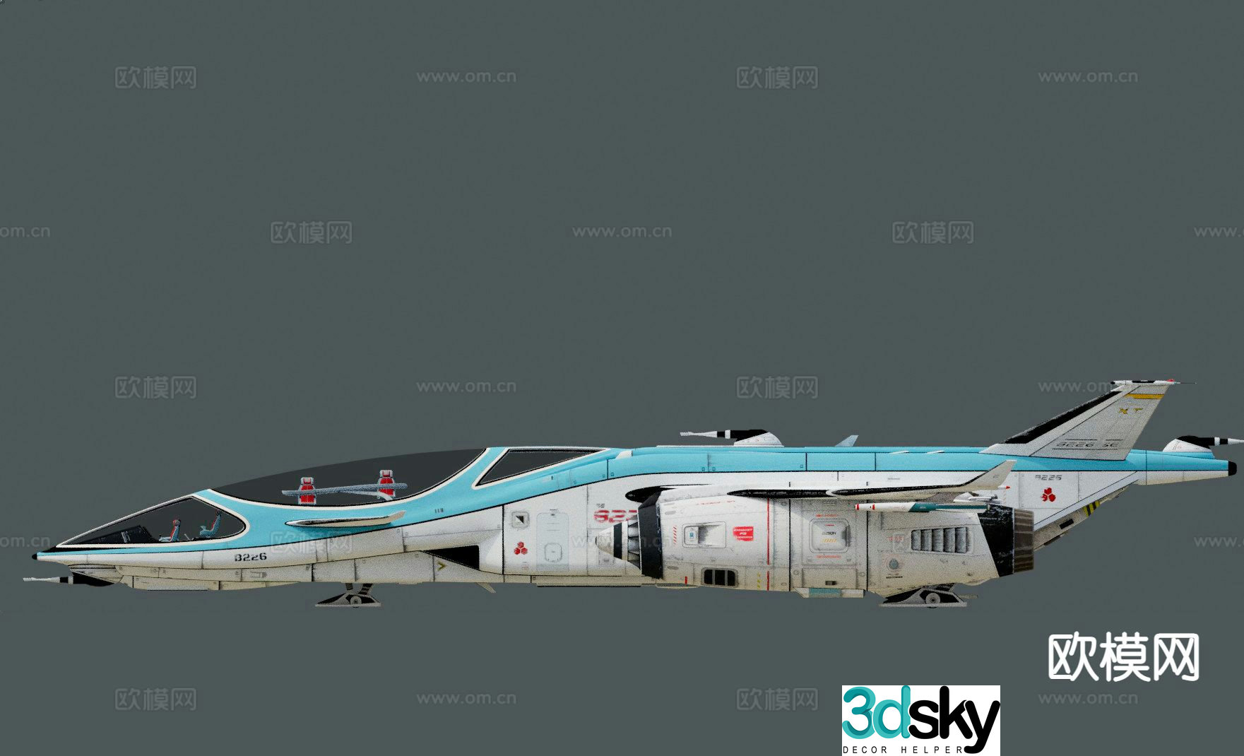 aircraft fighter 3d model