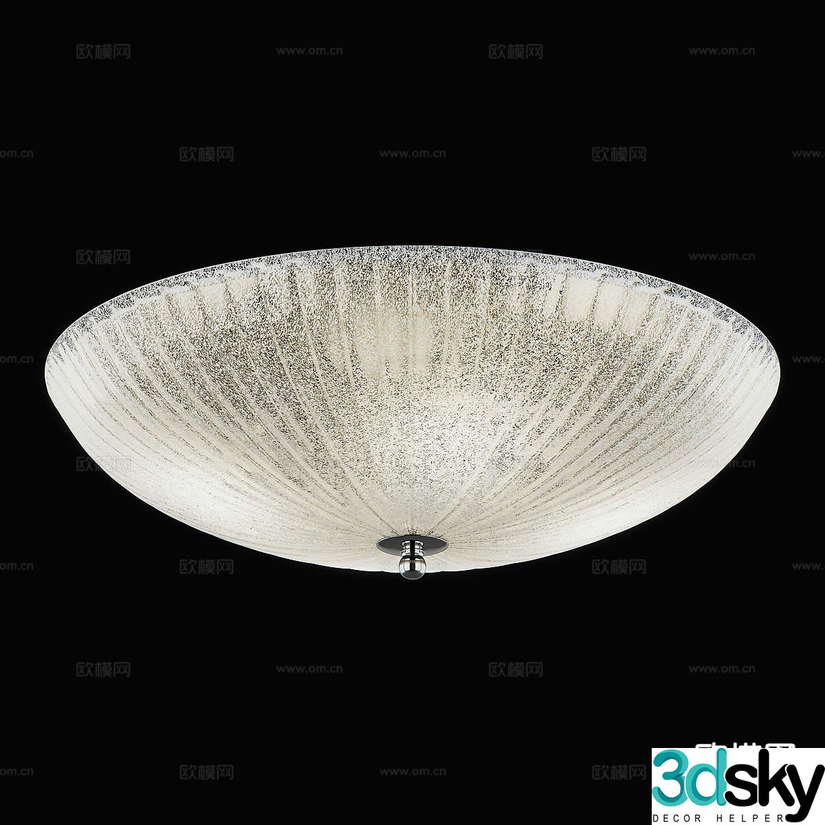 Simple European ceiling lamp living room lamp 3d model