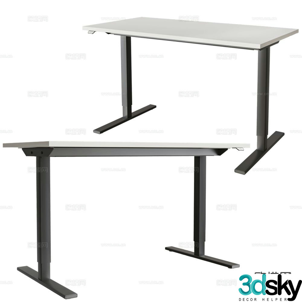 NARBUTAS liftable desk desk 3d model