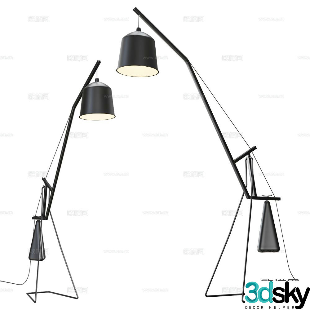 COVO floor lamp 3d model