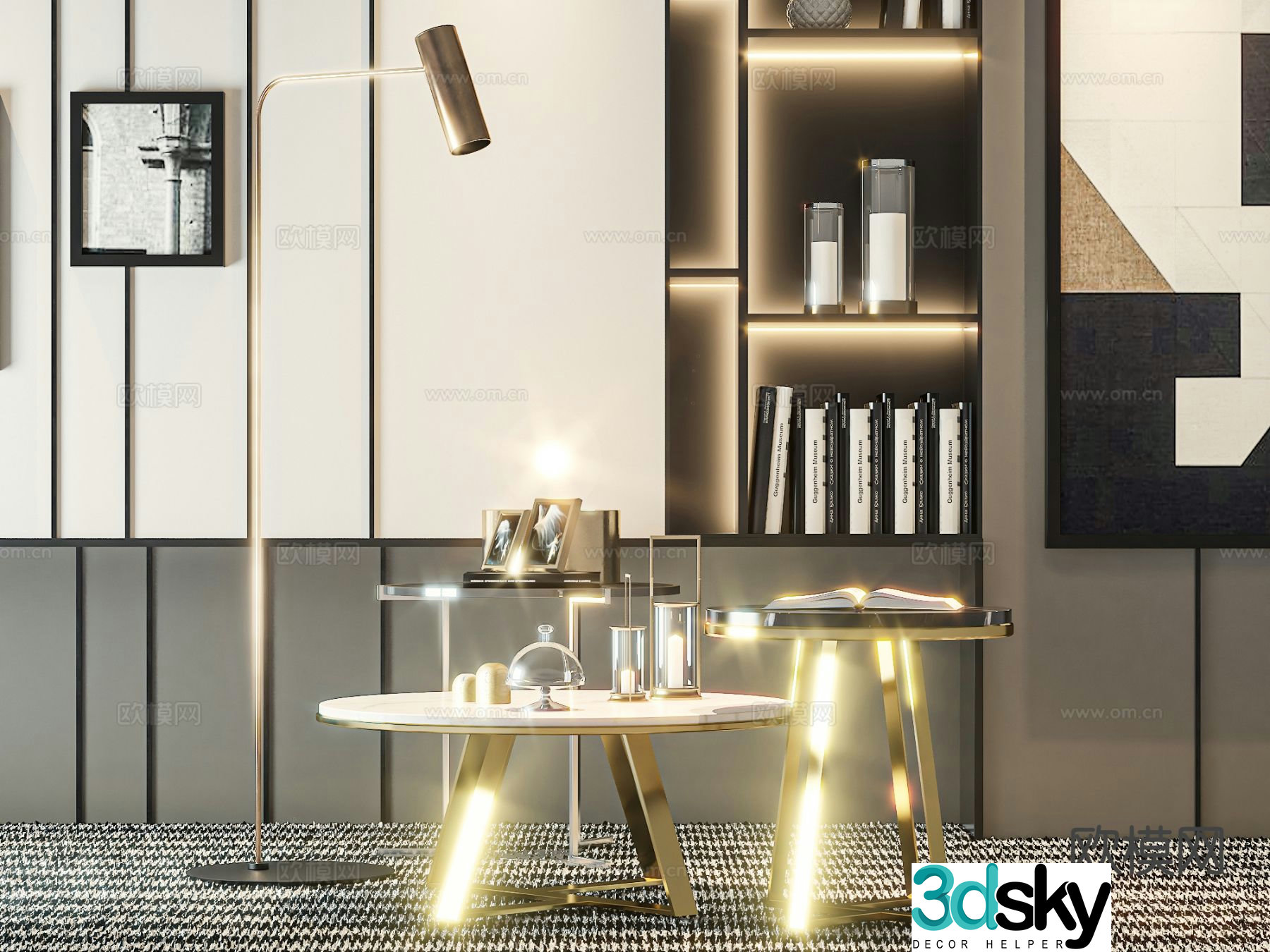 3D model of mother-in-law coffee table