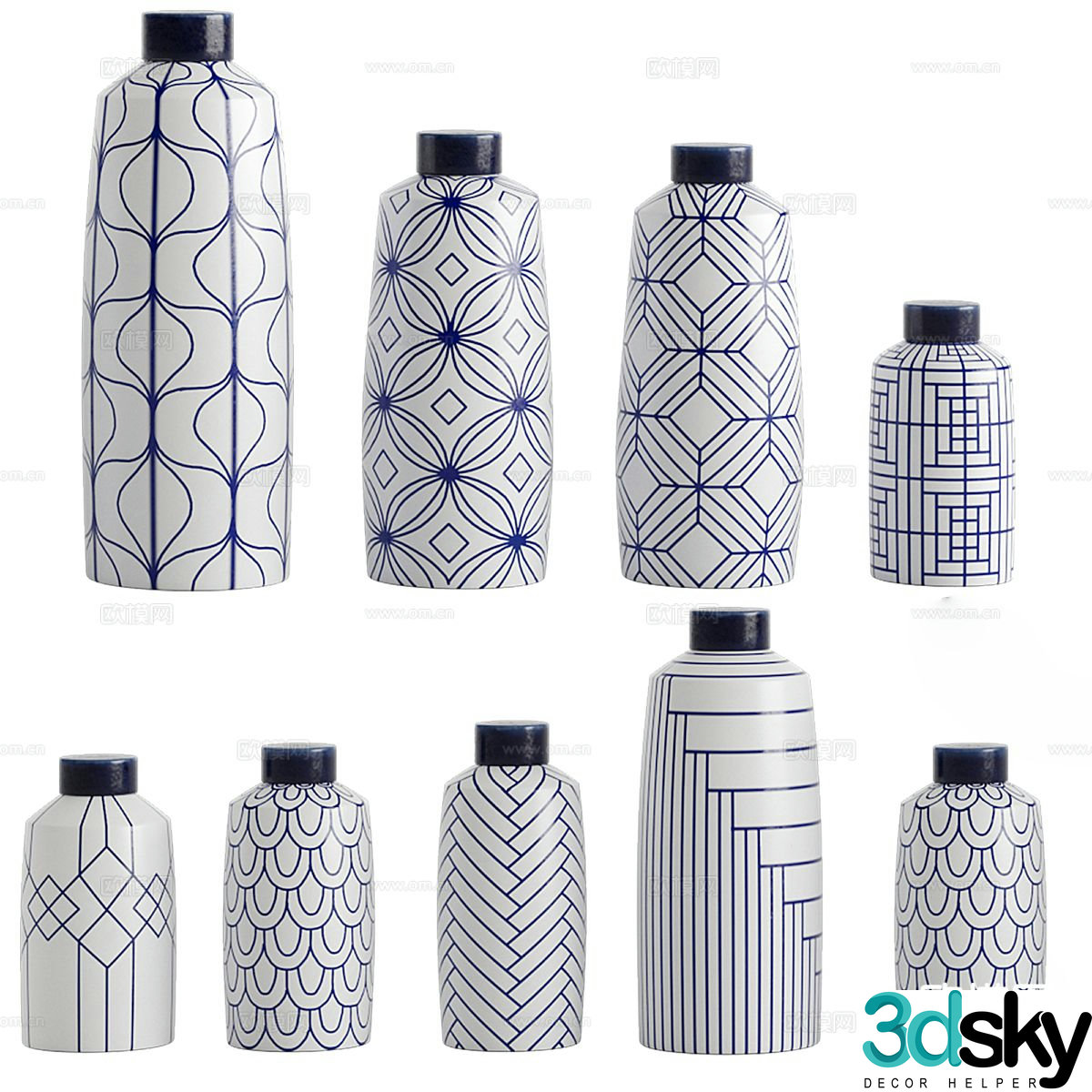 ceramic vessel porcelain 3d model