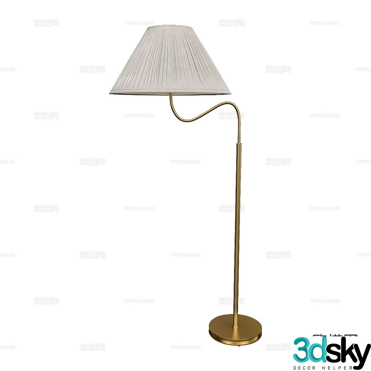 Creative floor lamp 3d model