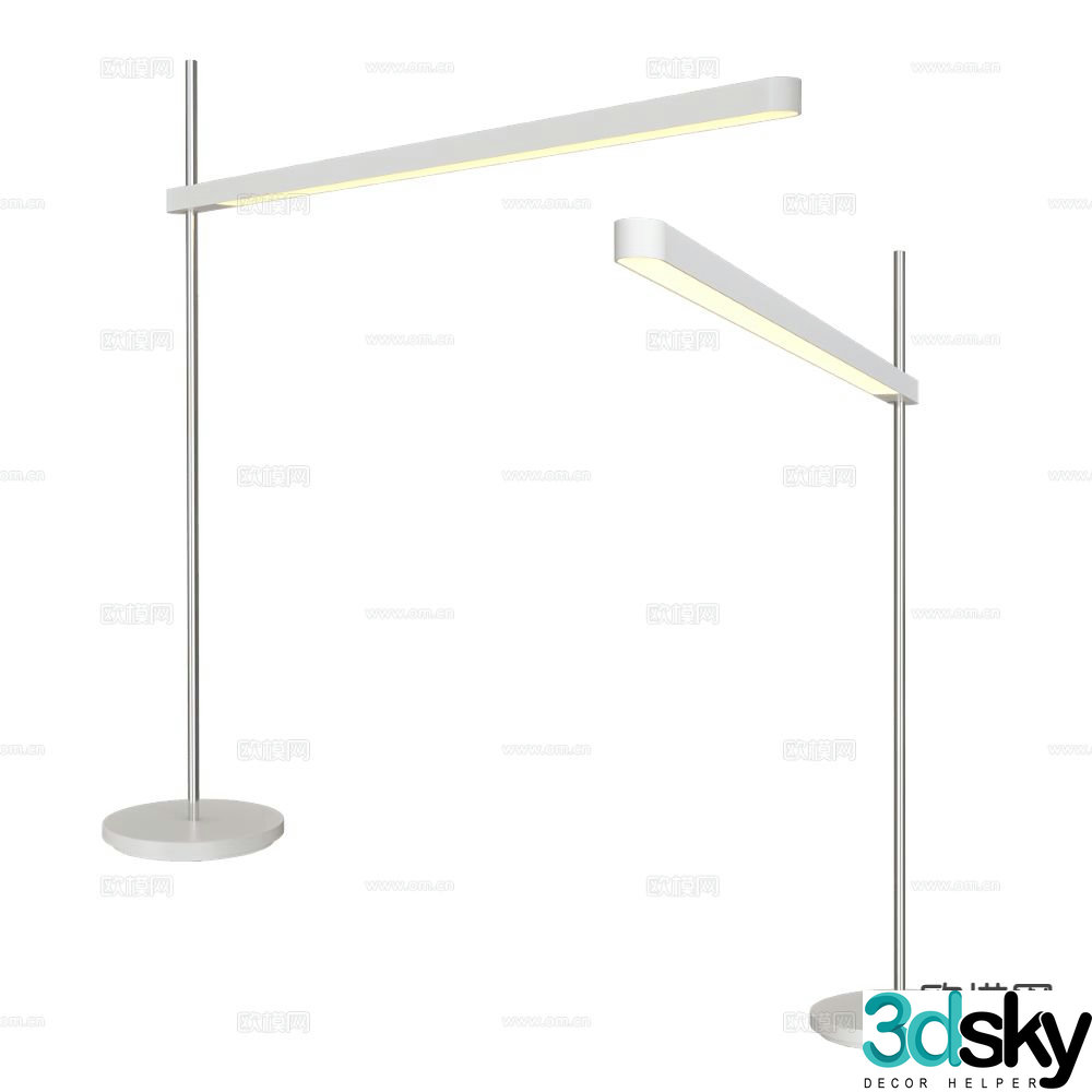 Artemide eye protection lamp desk lamp 3d model