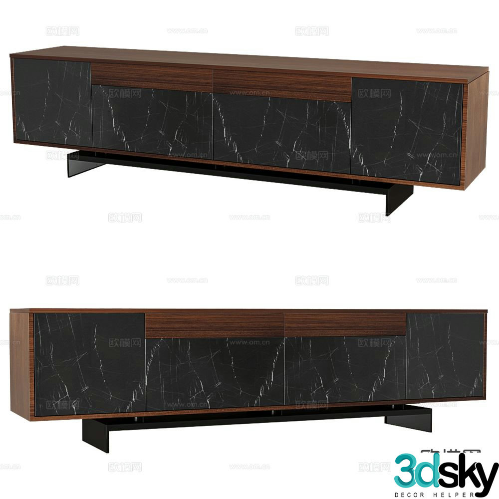 MAAMI Italian TV cabinet 3d model