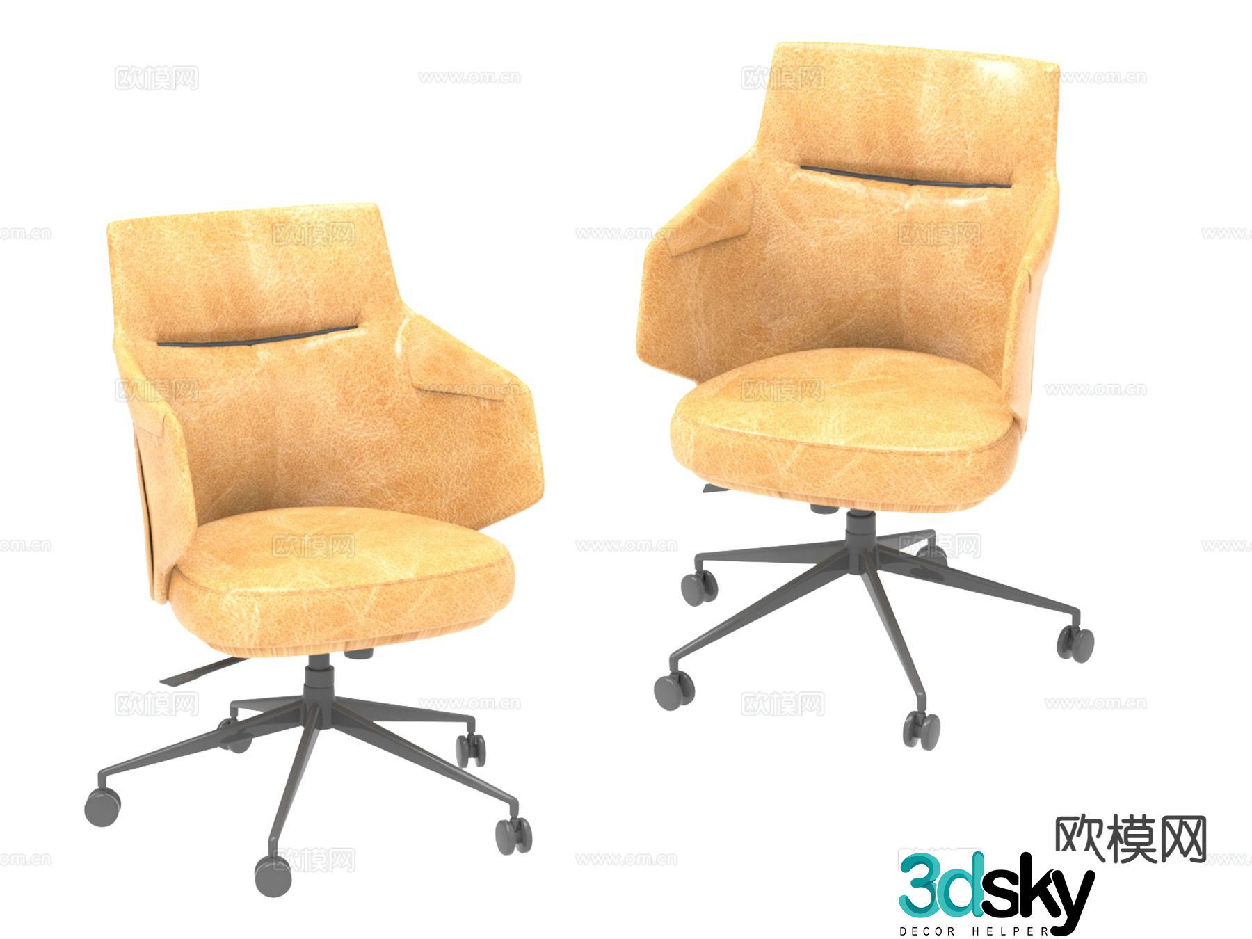 Office chair executive chair boss chair 3d model