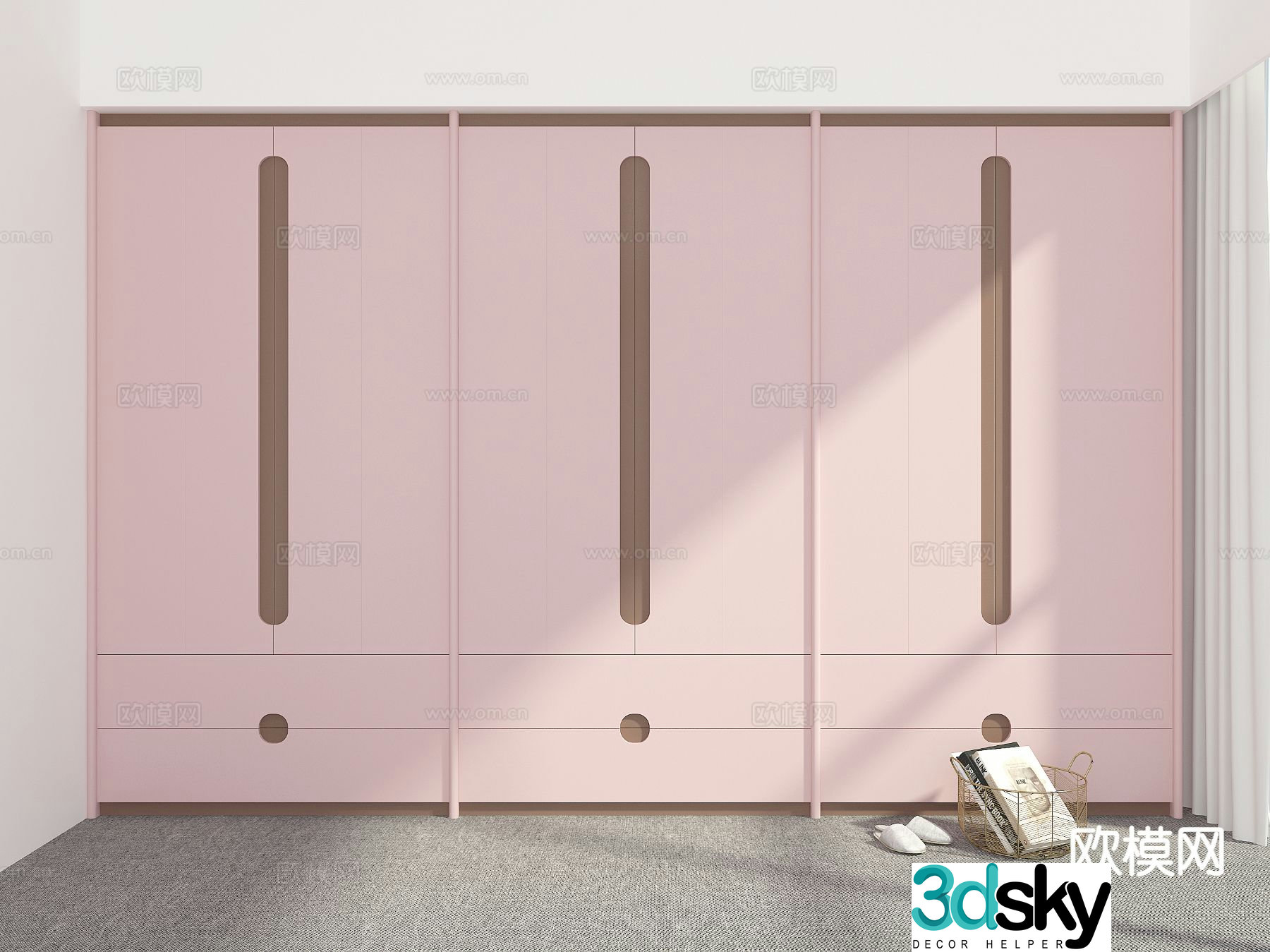Children’s wardrobe 3d model