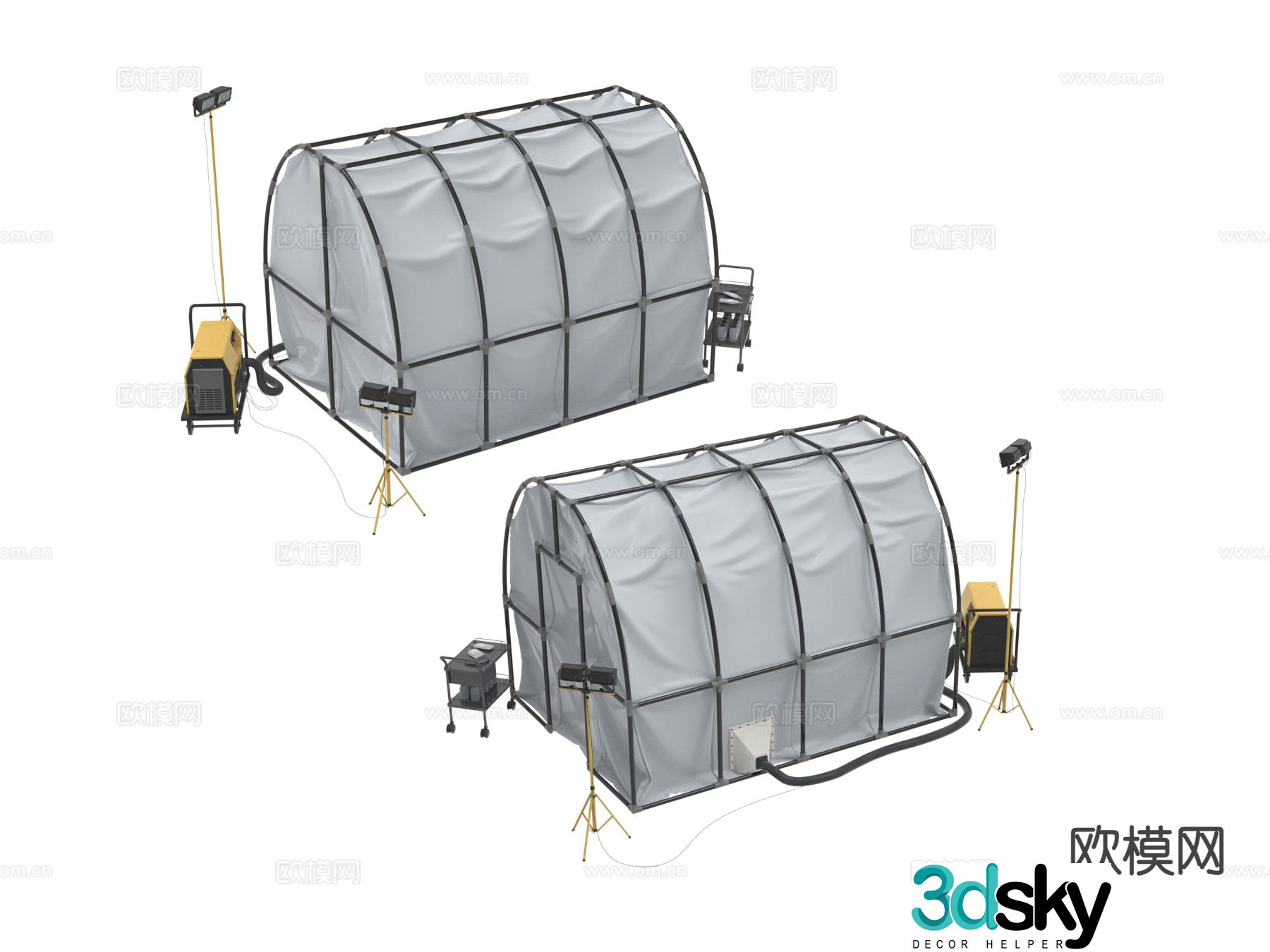 Industrial equipment industrial equipment 3d model