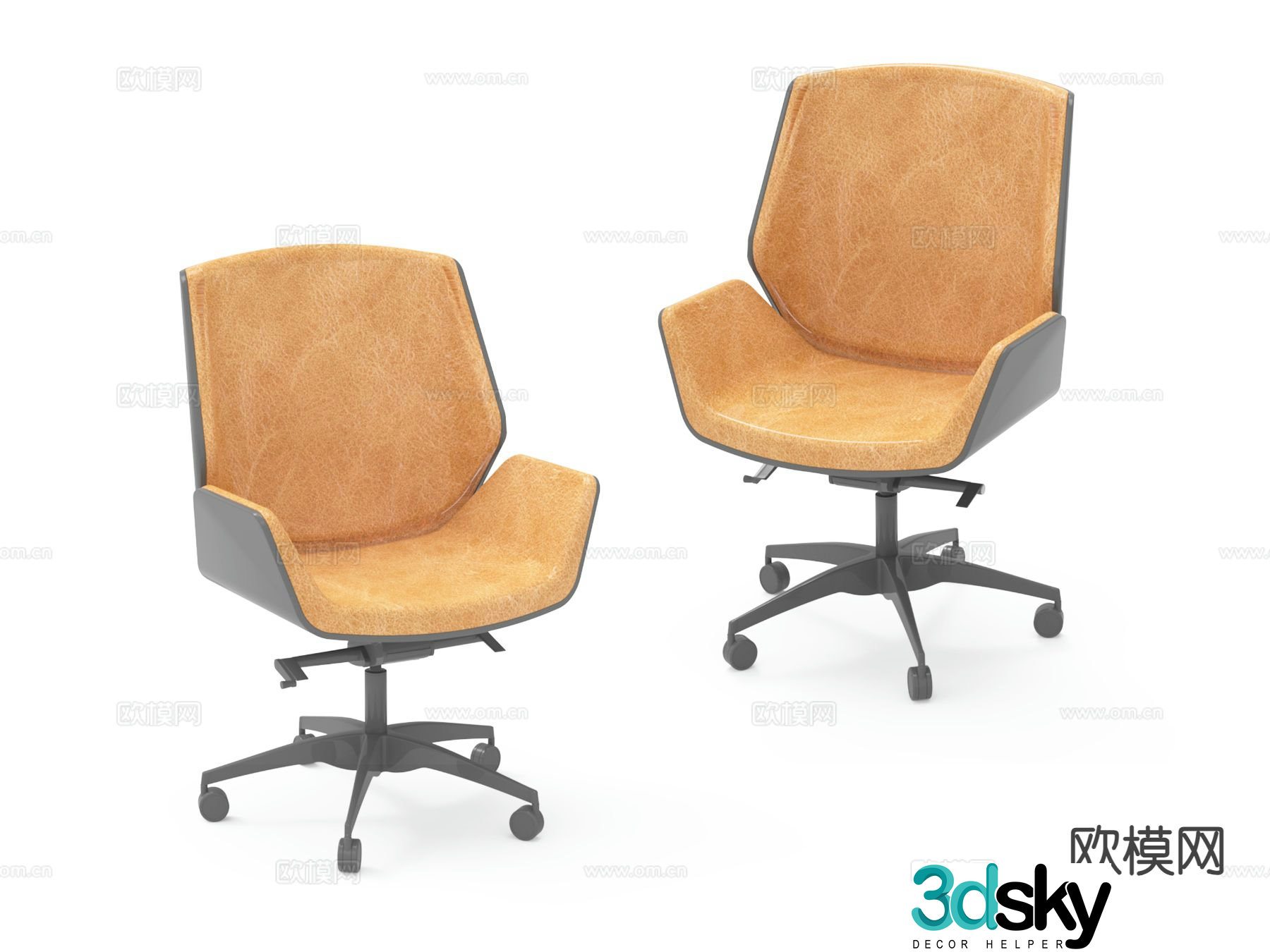 Office chair executive chair boss chair 3d model