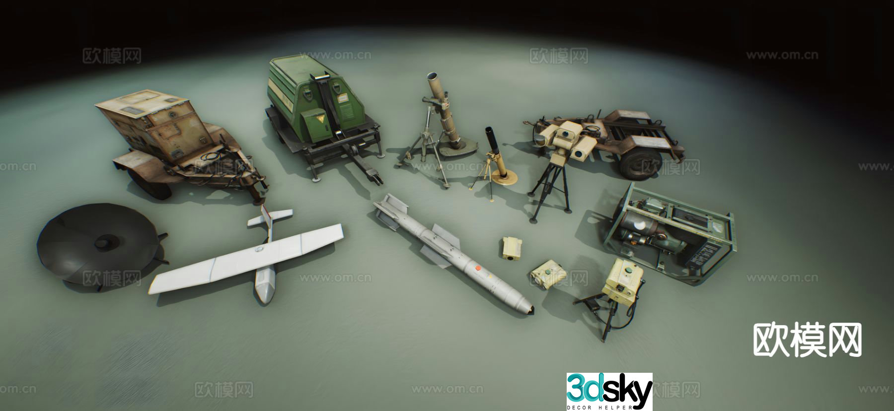 Machine device 3d model