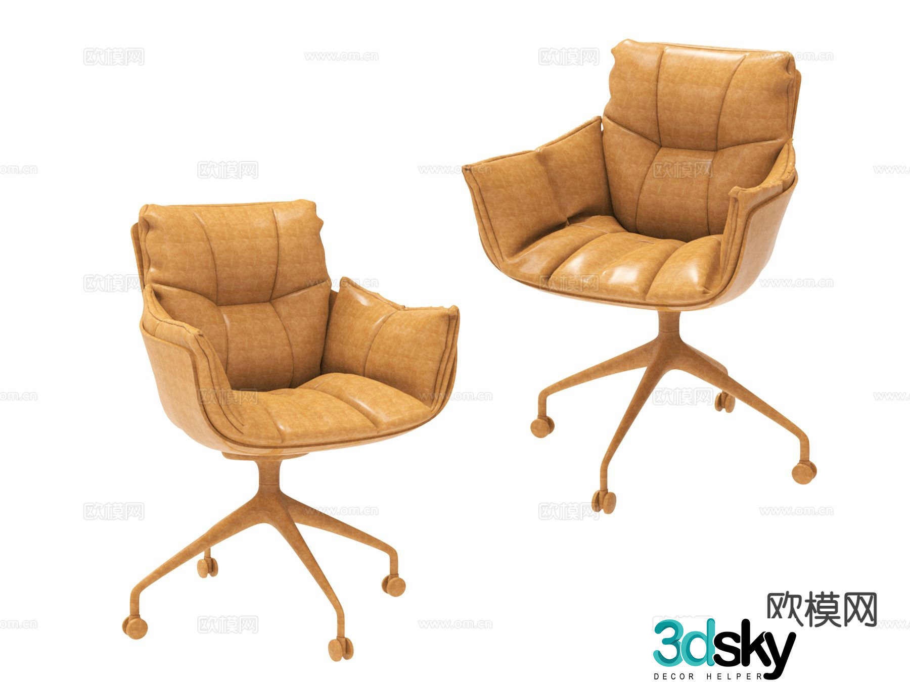Office chair executive chair boss chair 3d model