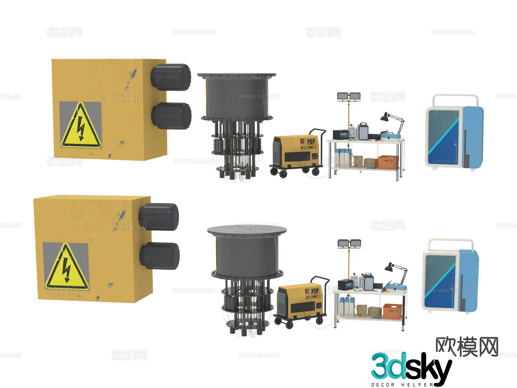 Industrial equipment industrial equipment 3d model