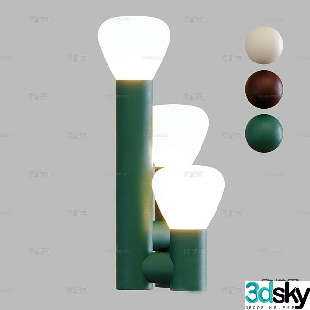 Creative desk lamp 3d model