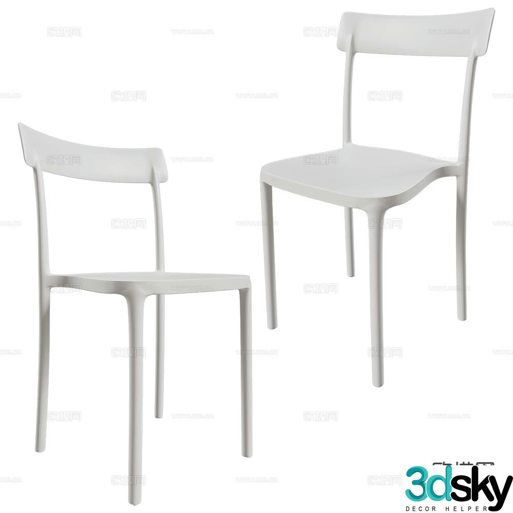 CANCIO chair dining chair 3d model