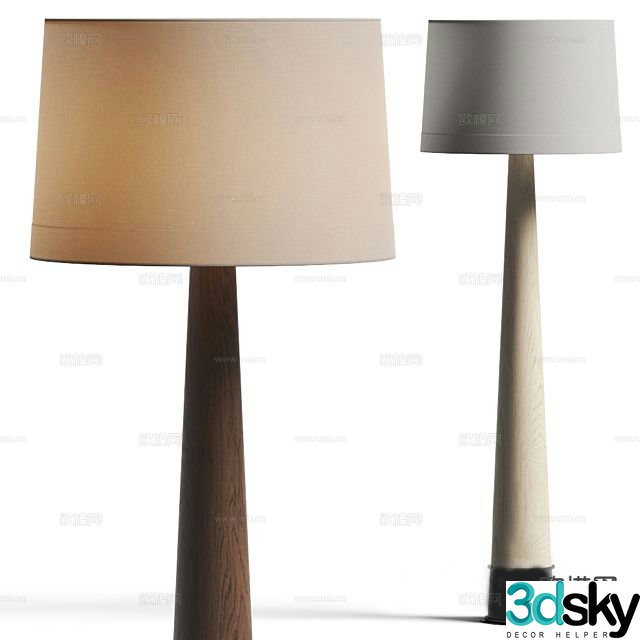 modern lamp lighting floor lamp 3d model