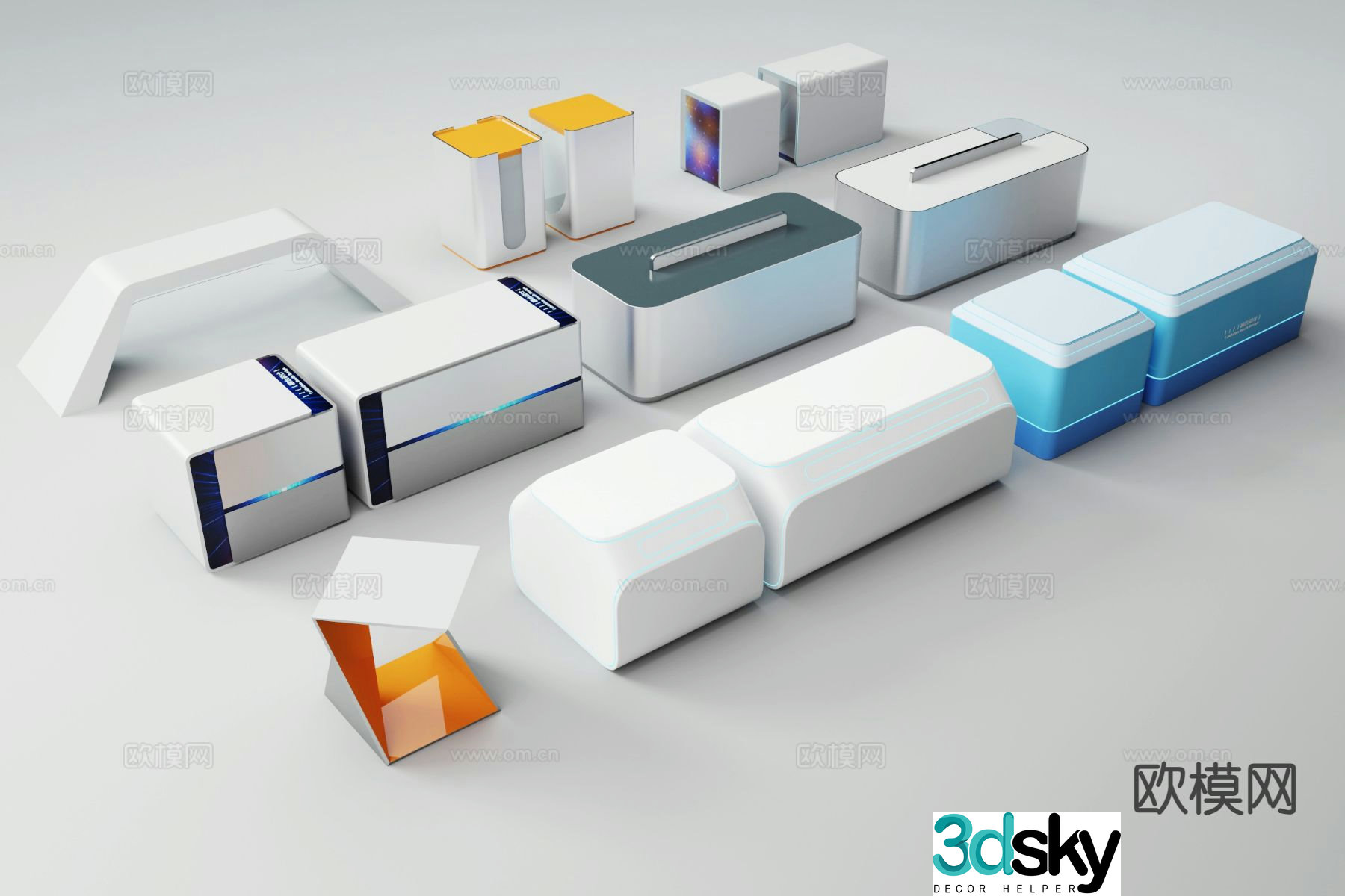 Modern exhibition stand display stand exhibition equipment 3d model