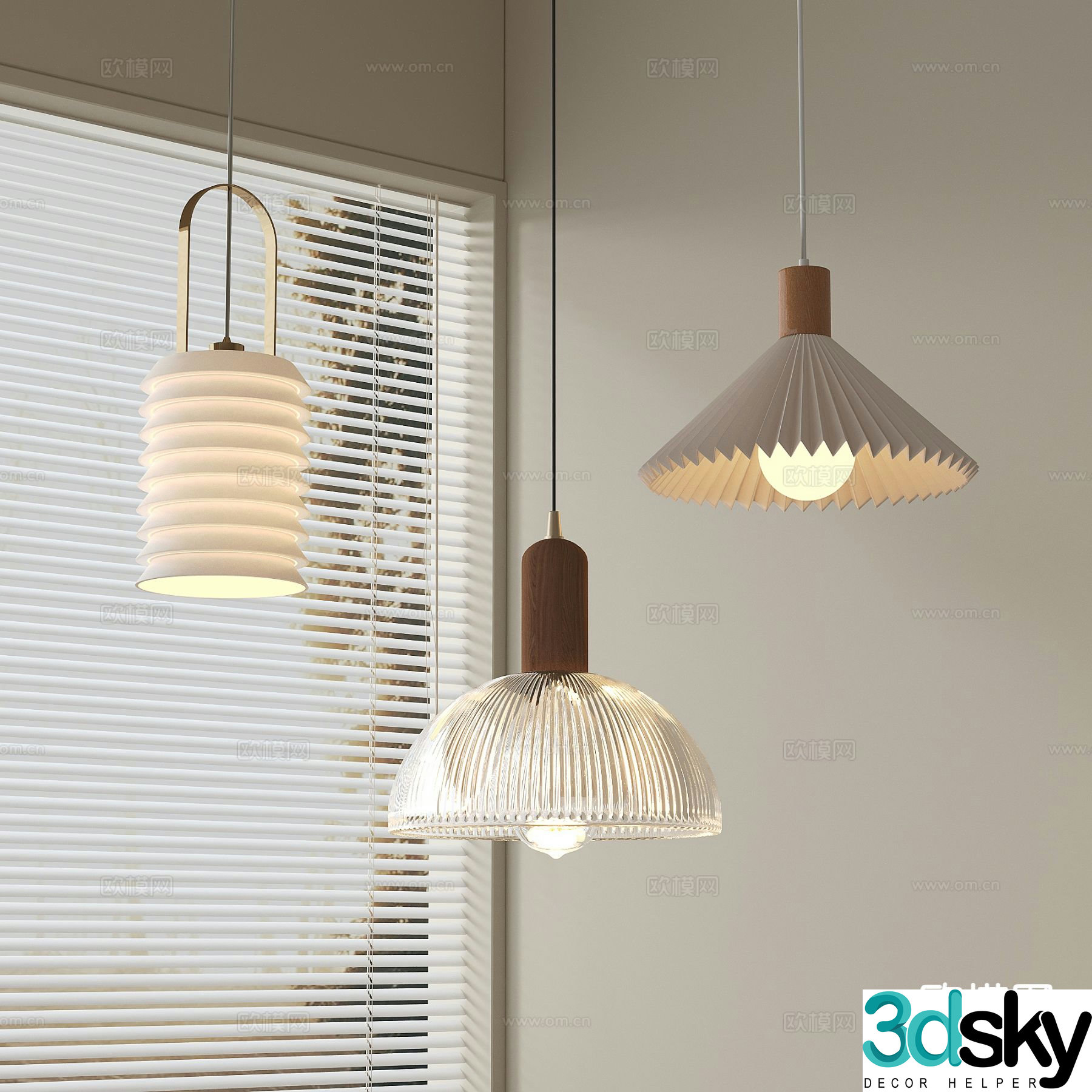 French chandelier dining room chandelier 3d model