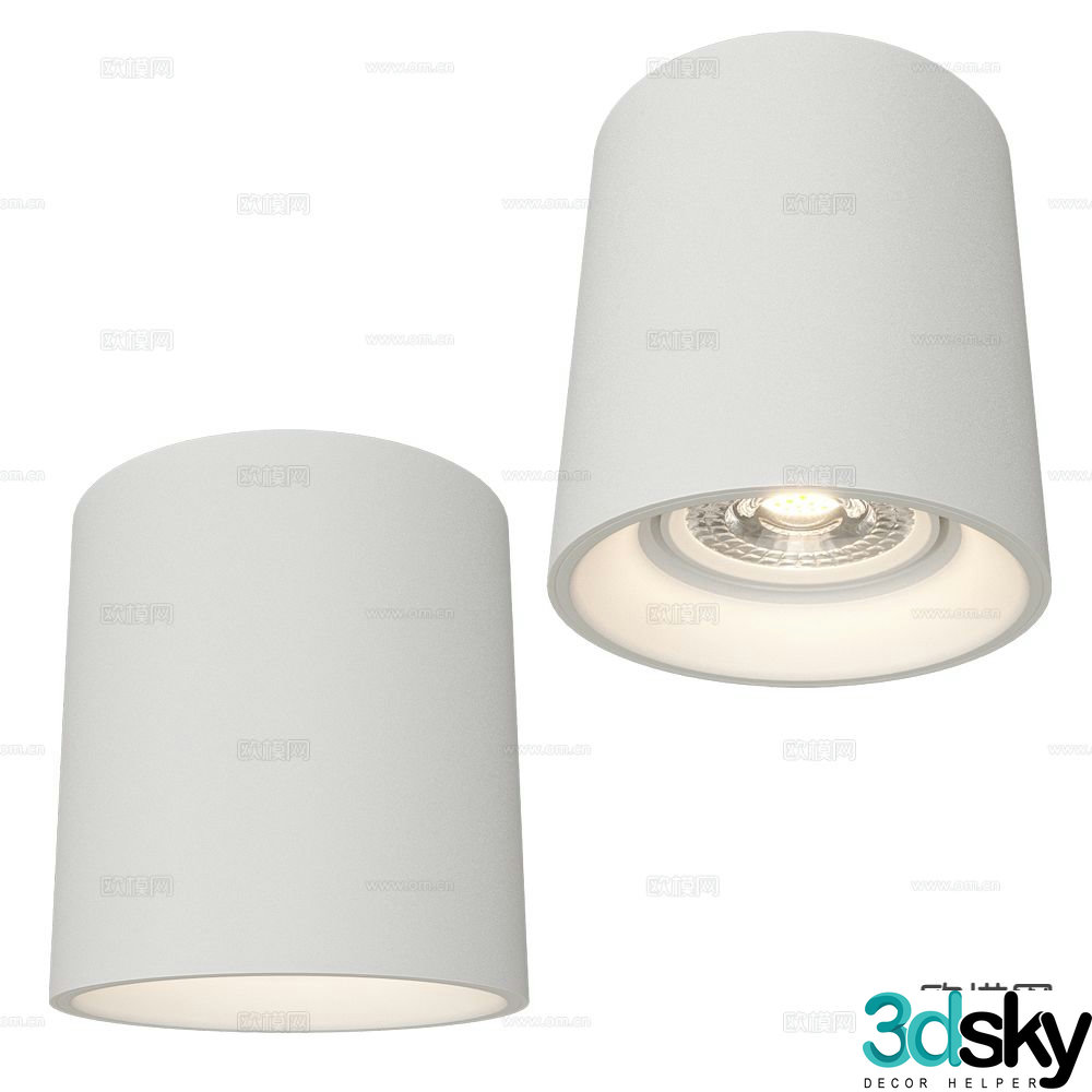 DENKIRS long downlight spotlight 3d model