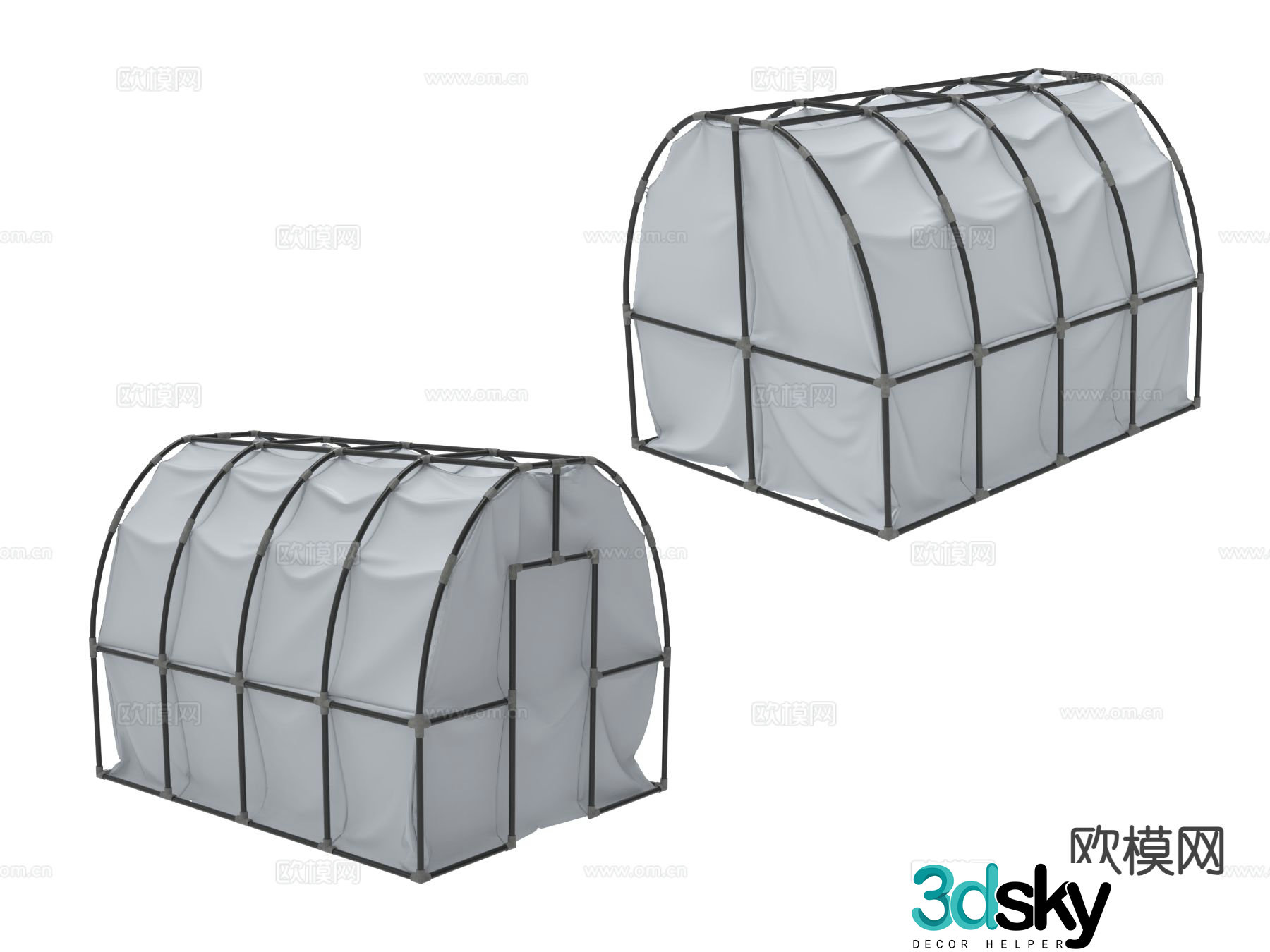Outdoor tent 3d model