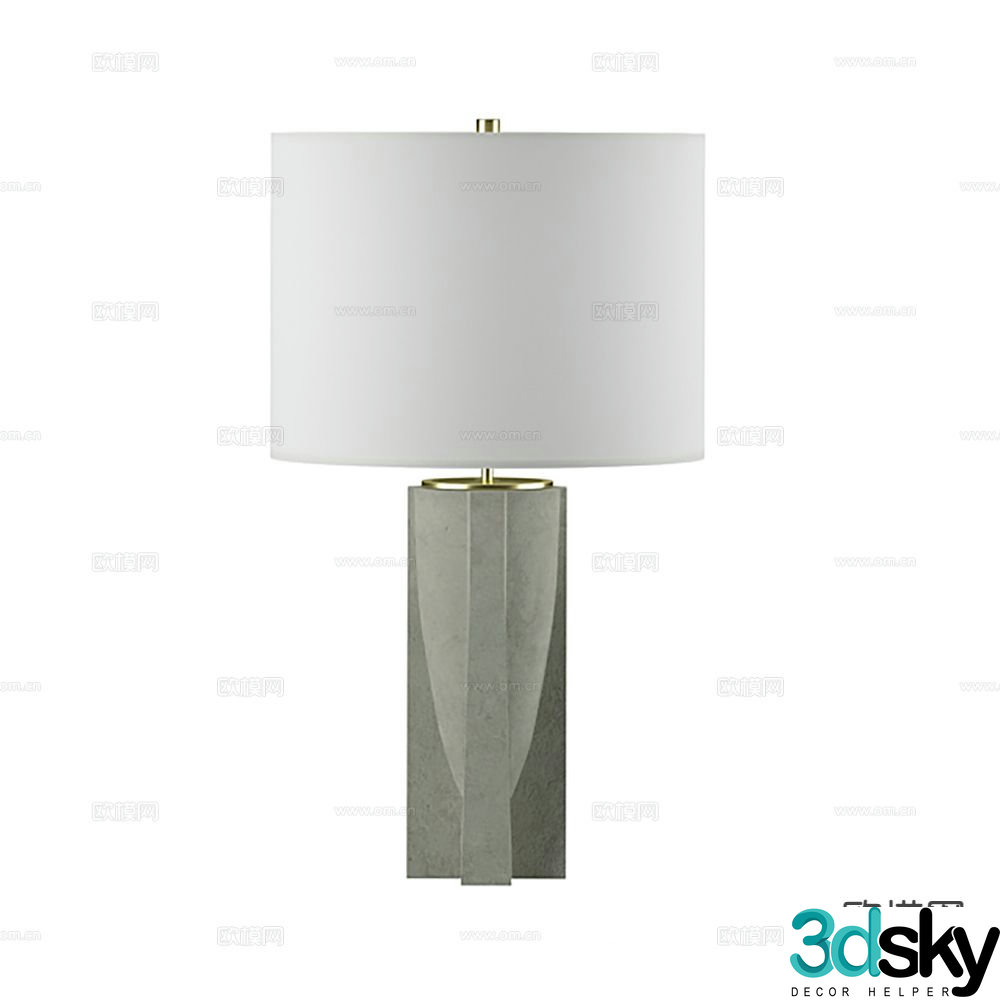 Modern desk lamp 3d model