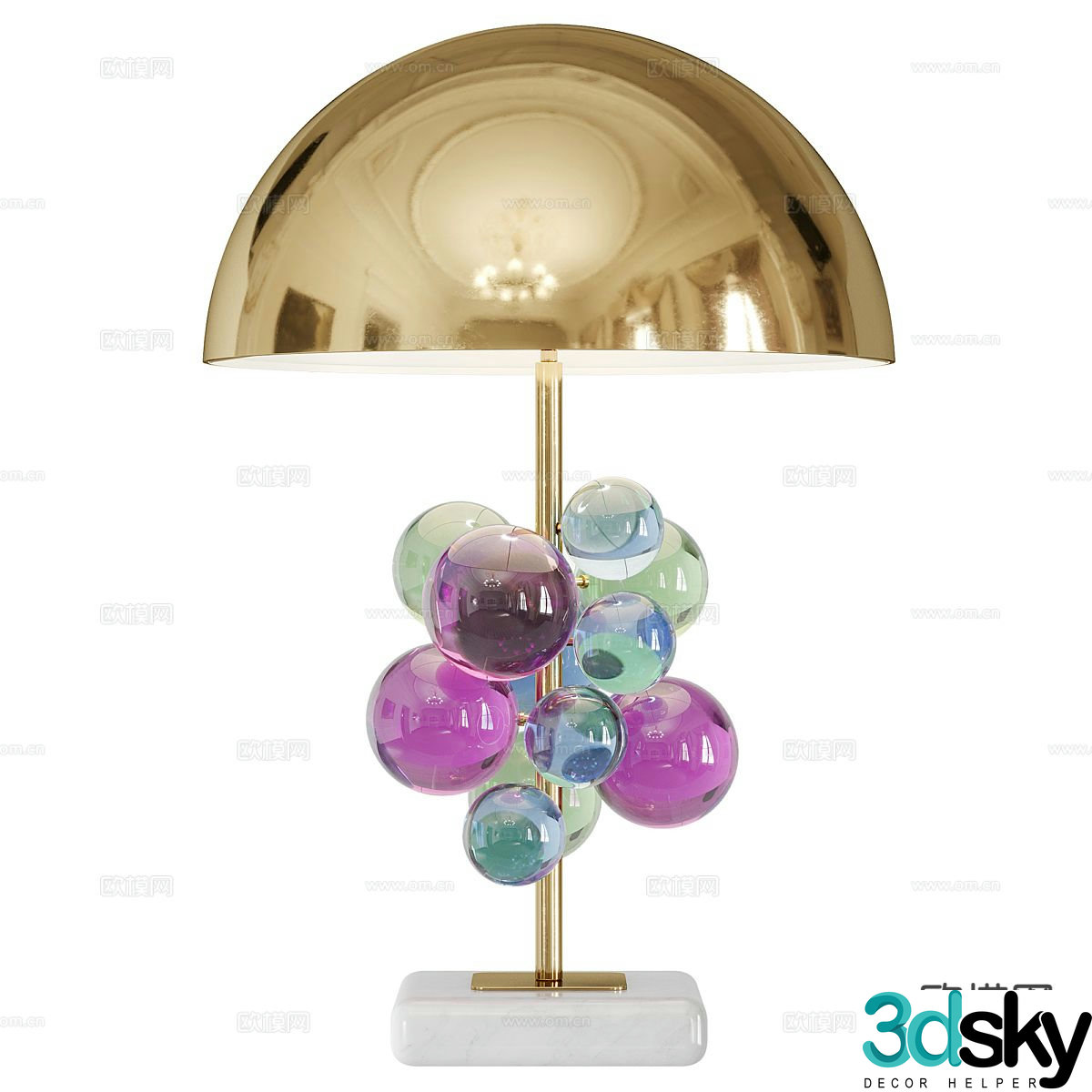 Italian lamps lighting table lamp 3d model