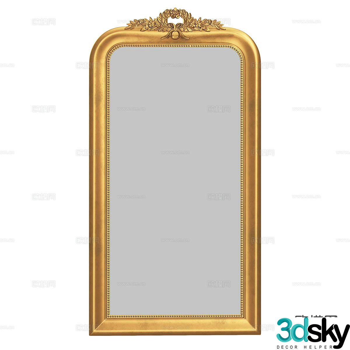 mirror decorative mirror hanging mirror 3d model