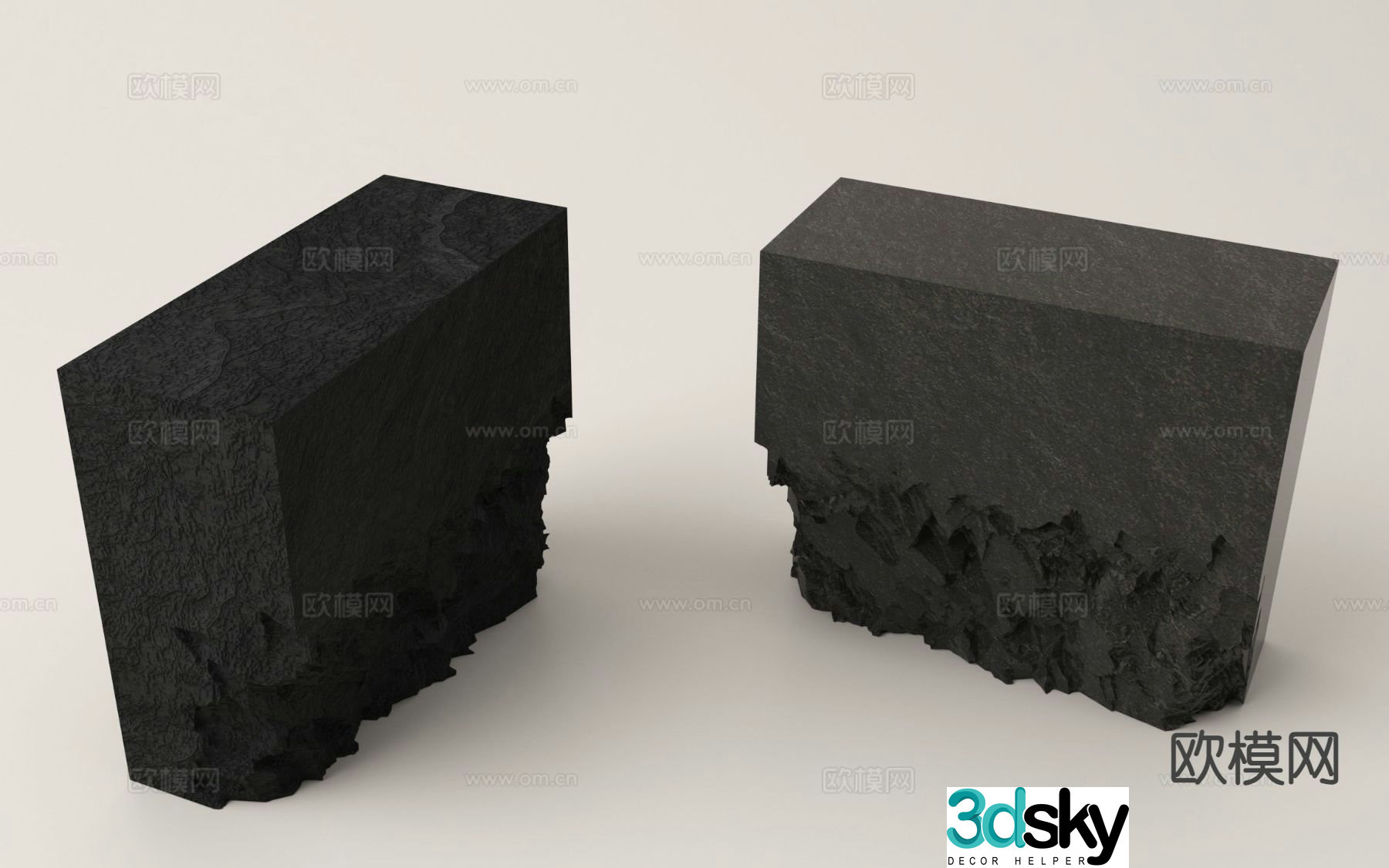 Wabi Sabi front desk reception desk information desk registration desk 3D model