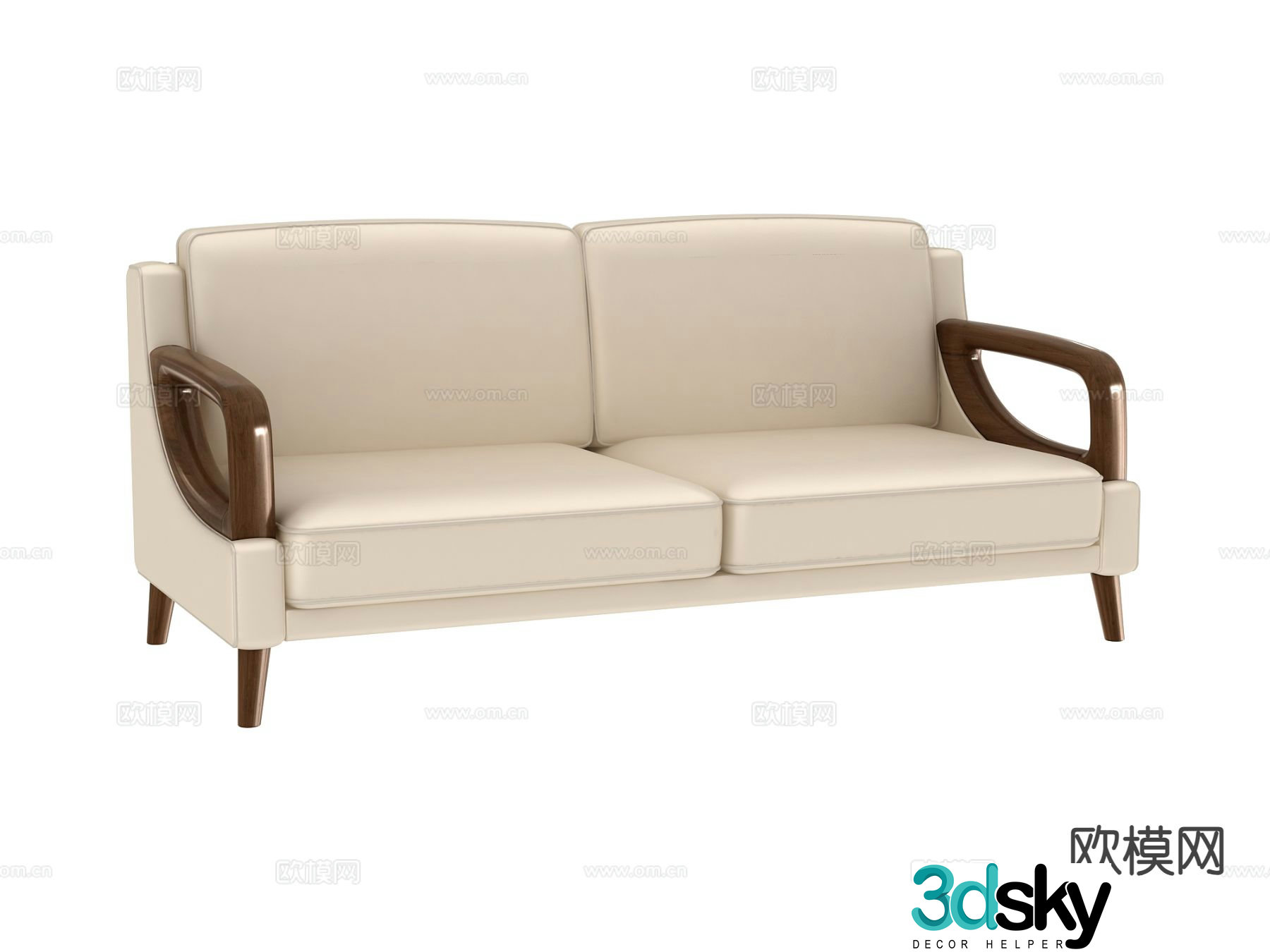 Modern love sofa 3d model