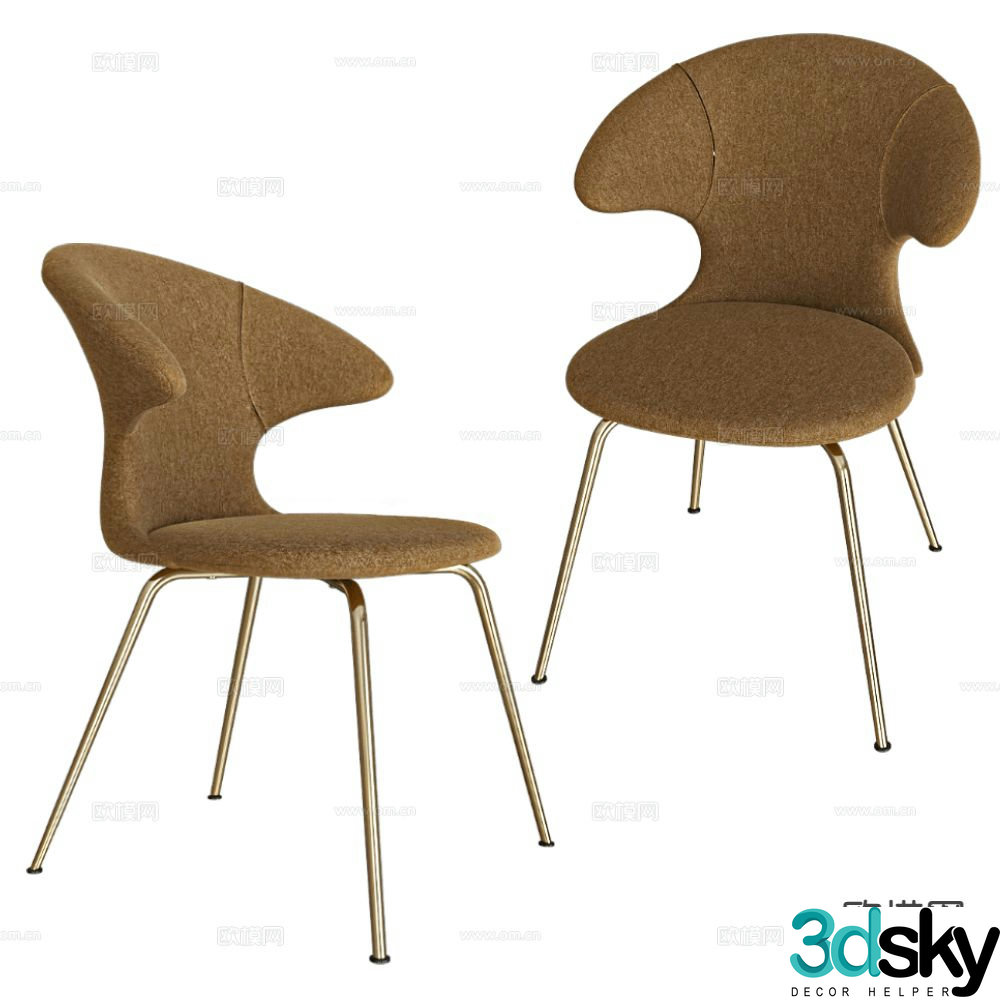 UMAGE Italian style dining chair 3d model