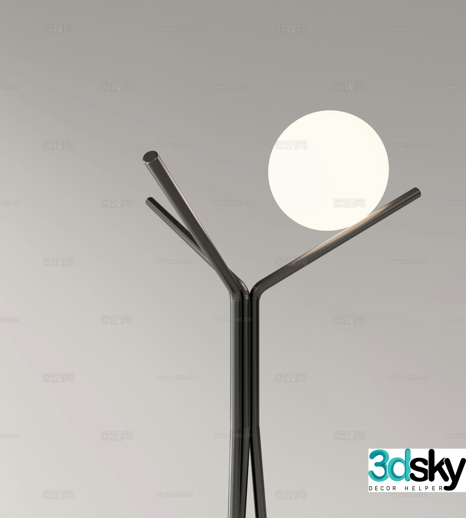 Creative floor lamp 3d model