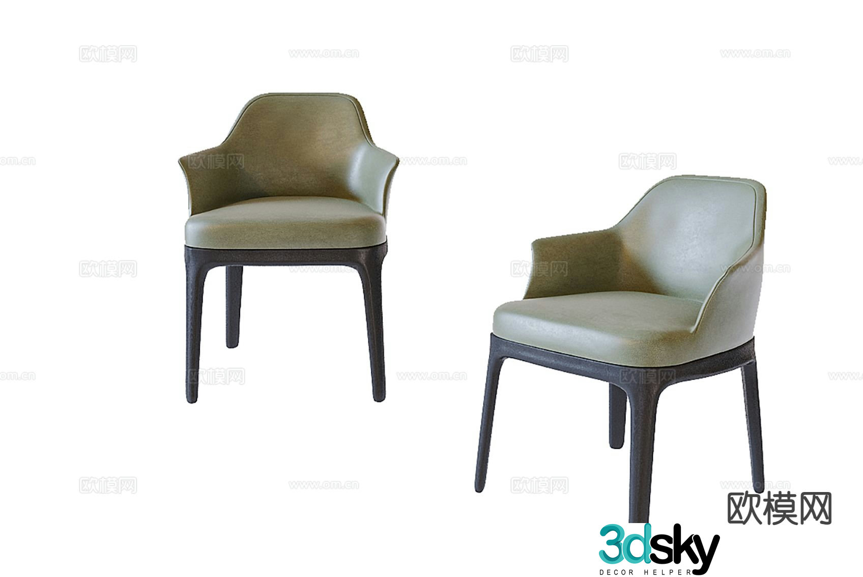 Single sofa leisure sofa 3d model