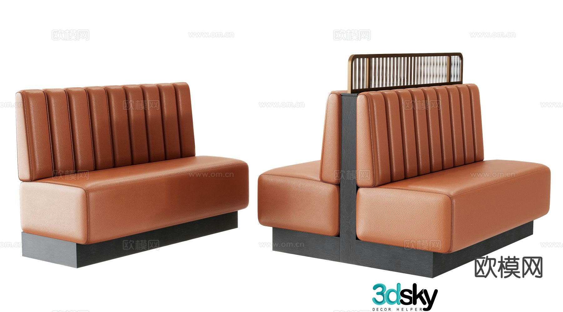 Card seat sofa backrest sofa 3d model
