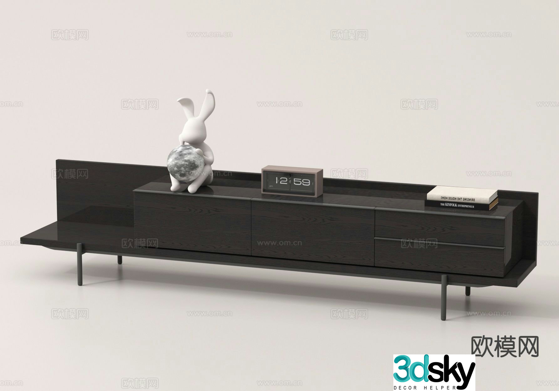 Modern TV cabinet 3d model