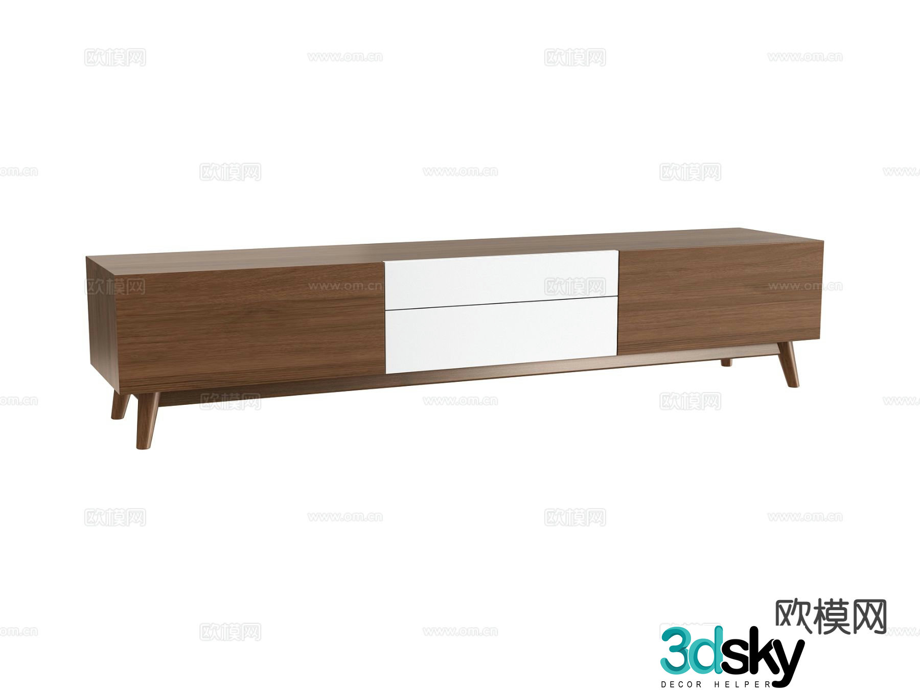 Modern TV cabinet 3d model