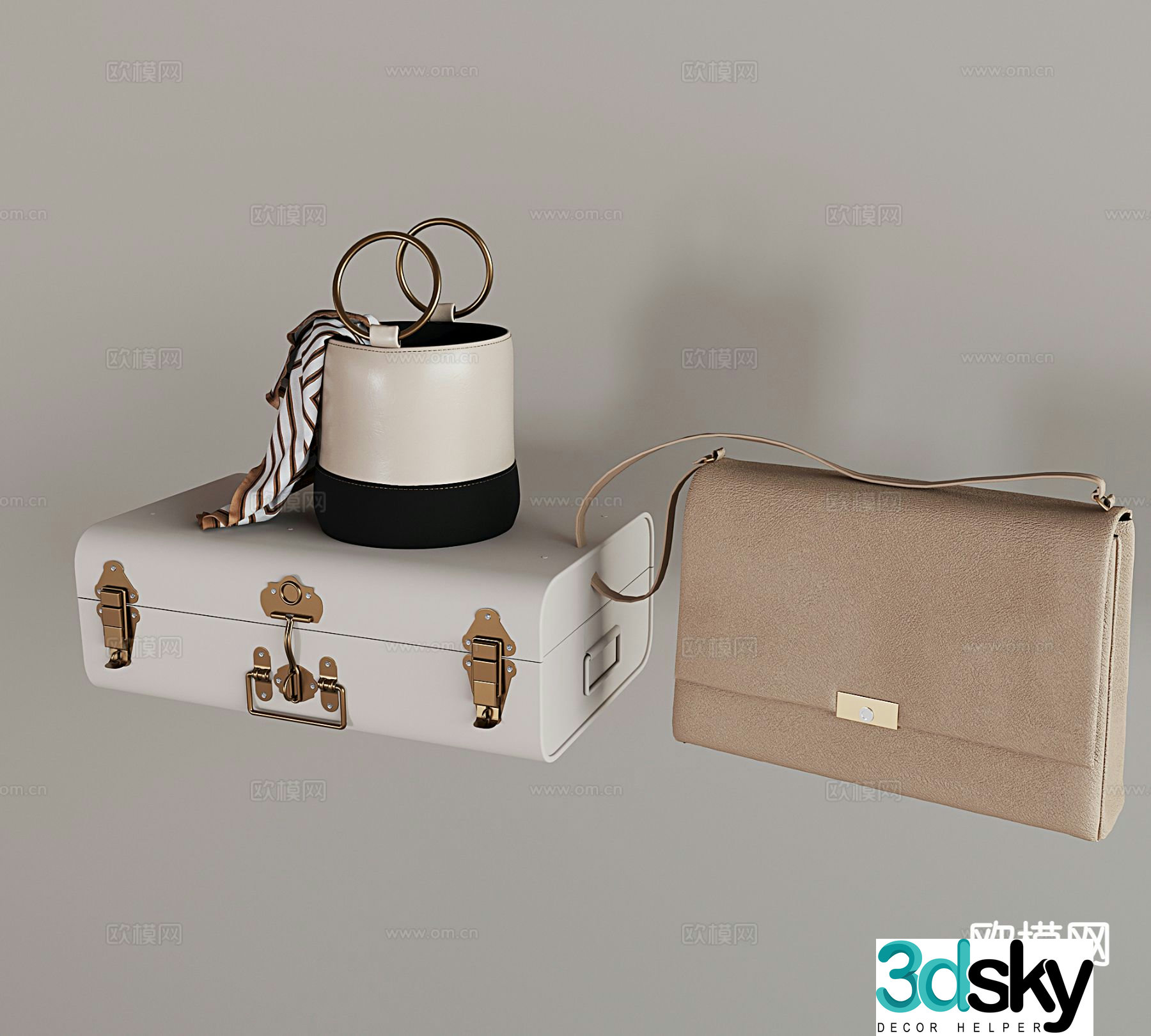 Bags Handbags Shoulder Bags Women’s Bags Leather Bags 3d model