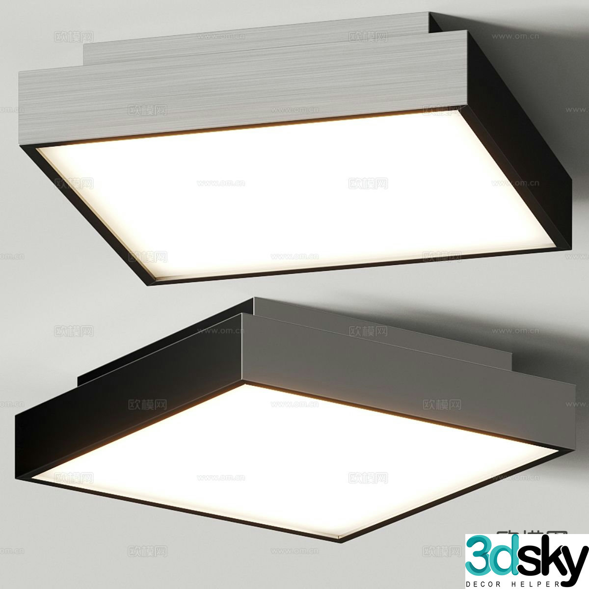 Modern ceiling lamp 3d model