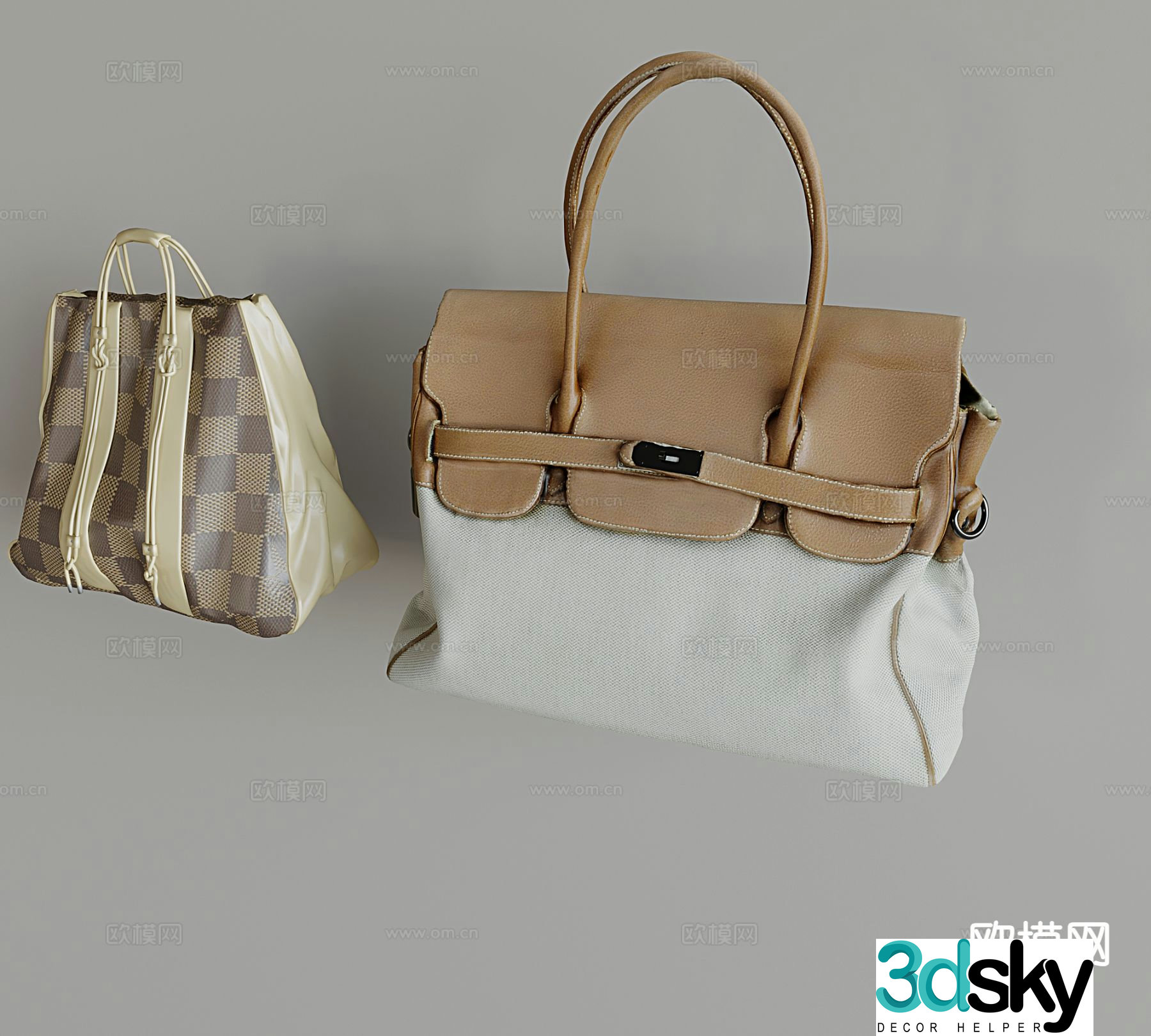 Bags Handbags Shoulder Bags Women’s Leather Bags 3D Model