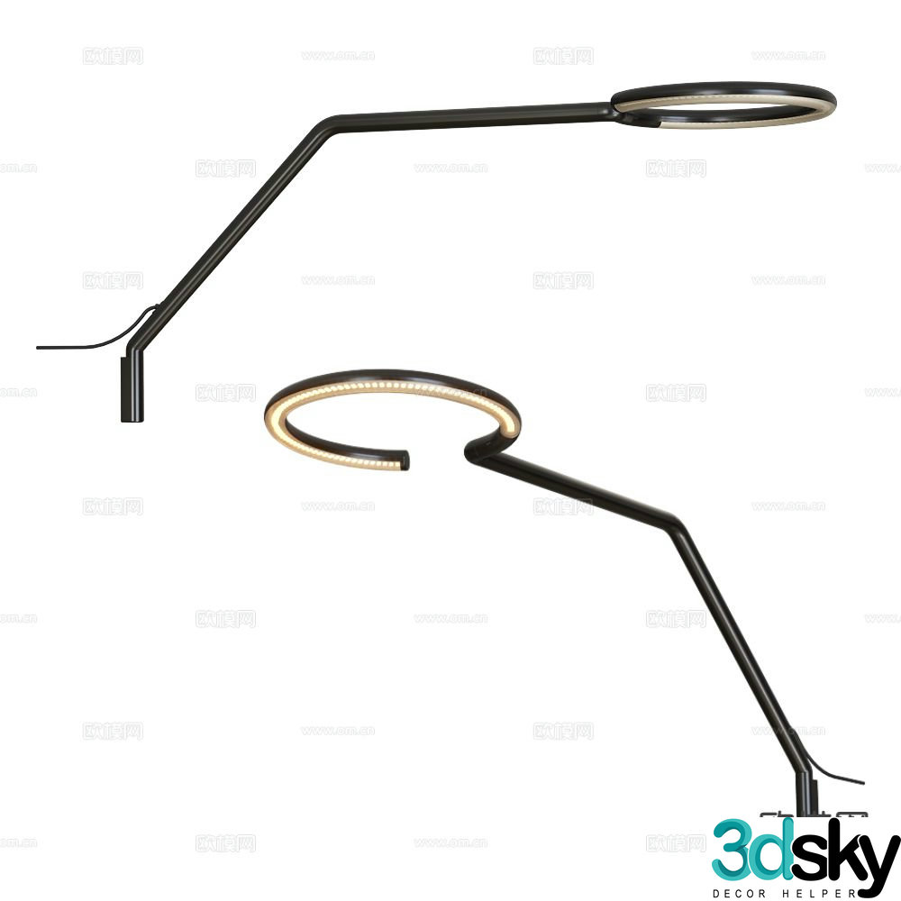 Modern wall lamp bedside lamp 3d model