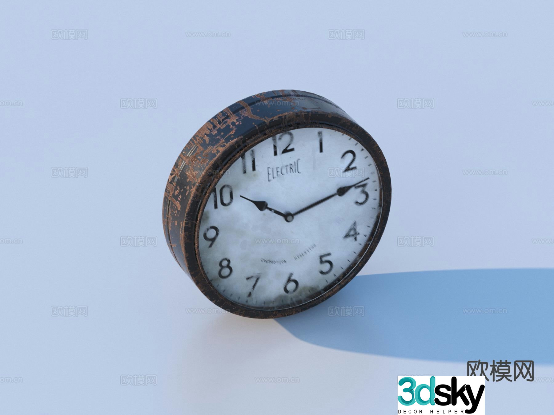 clock clock alarm clock 3d model