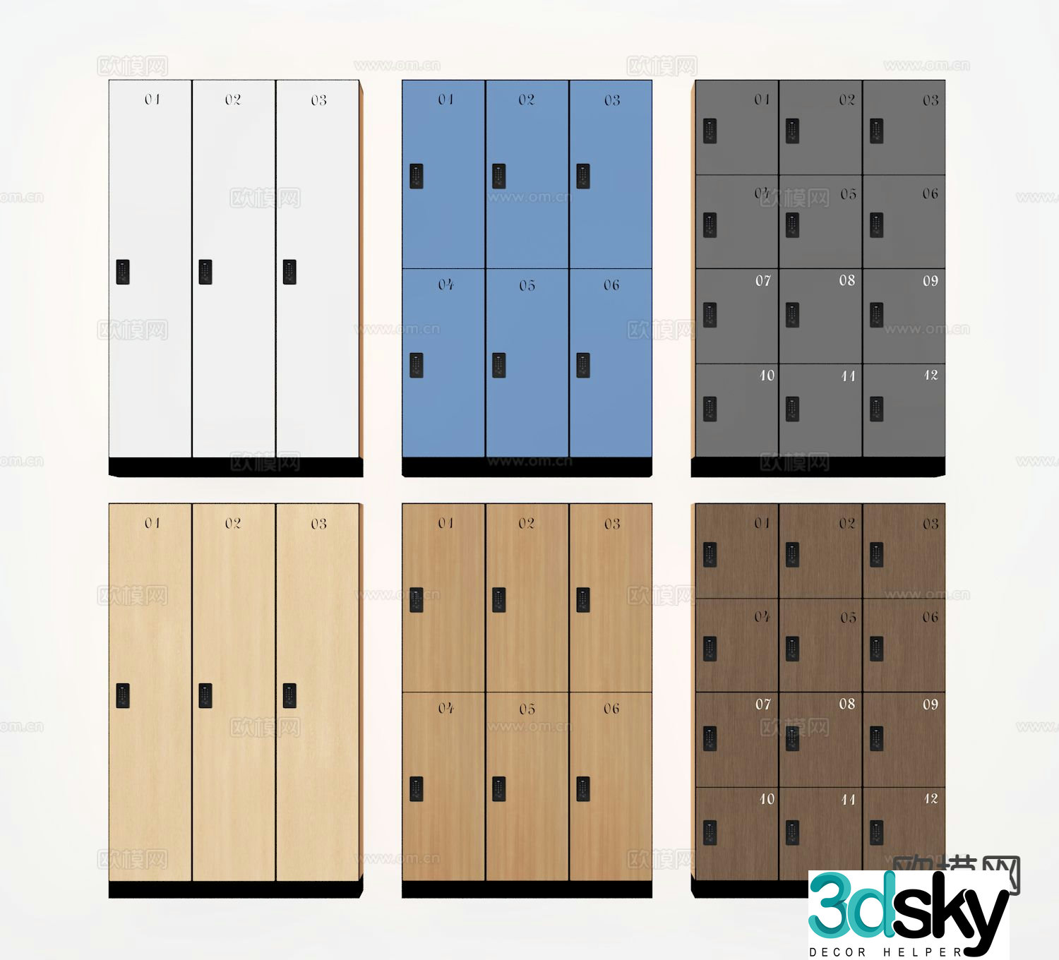 locker locker 3d model